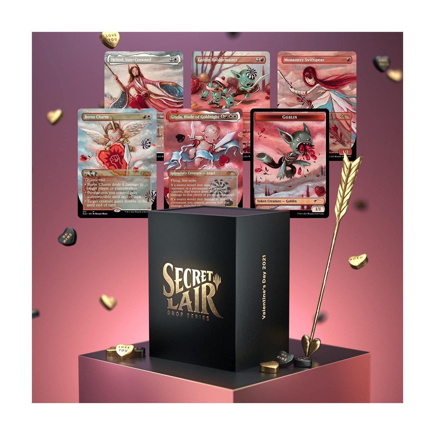 Magique : The Gathering Secret Lair - Édition non métallique - Saint-Valentin 2021