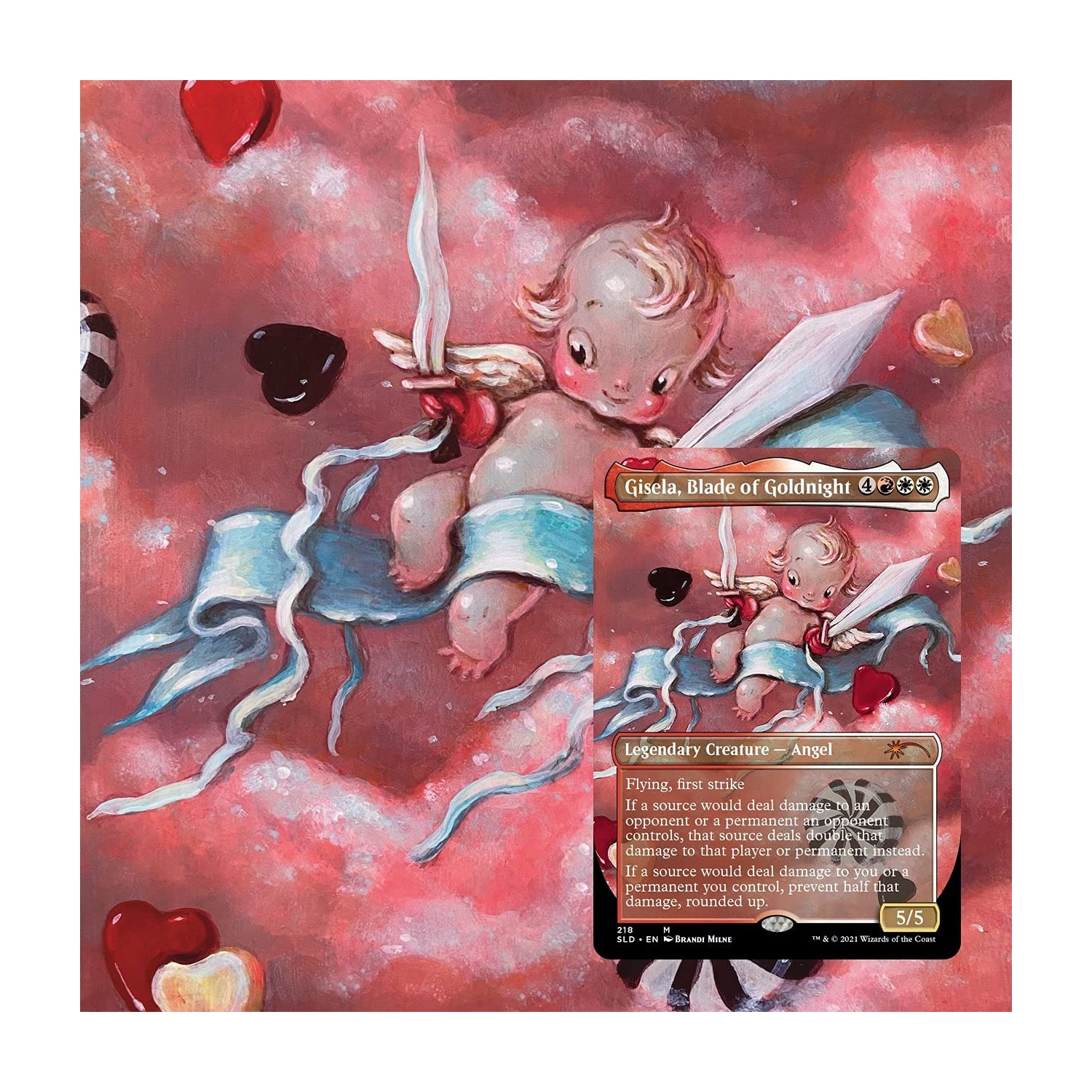 Magique : The Gathering Secret Lair - Édition non métallique - Saint-Valentin 2021