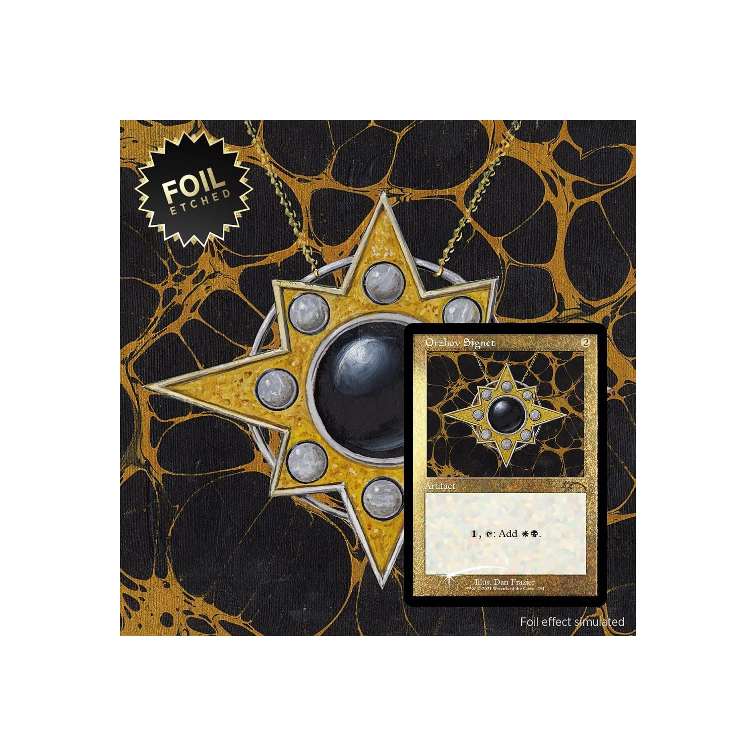 Magique : The Gathering Secret Lair - Etched Foil Edition - Dan Frazier est de retour : Les filets ennemis