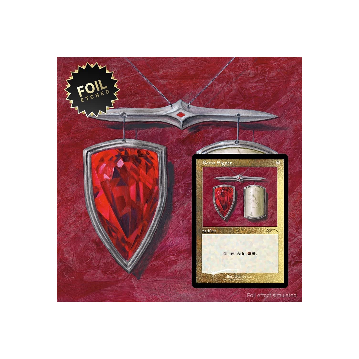 Magique : The Gathering Secret Lair - Etched Foil Edition - Dan Frazier est de retour : Les filets ennemis