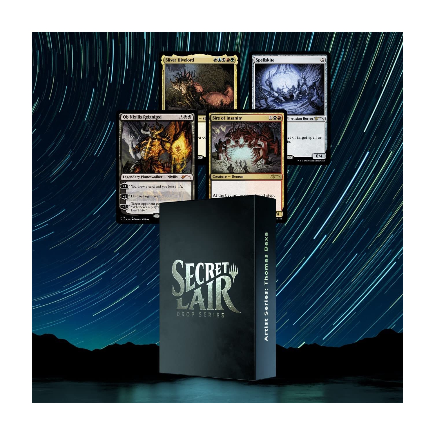Magique : The Gathering Secret Lair - Édition non métallisée - série Artist : Thomas Baxa
