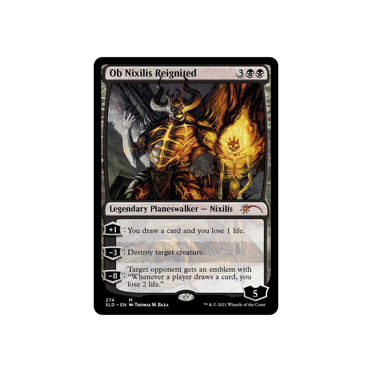 Magique : The Gathering Secret Lair - Édition non métallisée - série Artist : Thomas Baxa