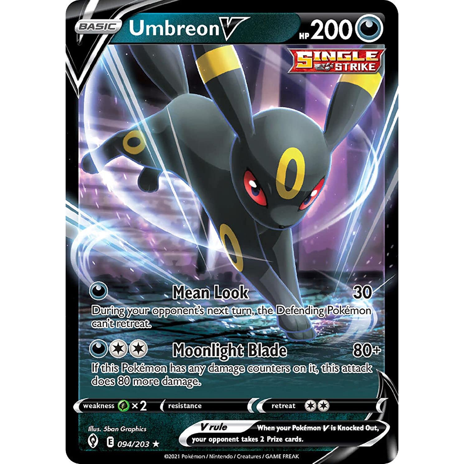 JCC Pokémon : V Heroes Tin - Umbreon