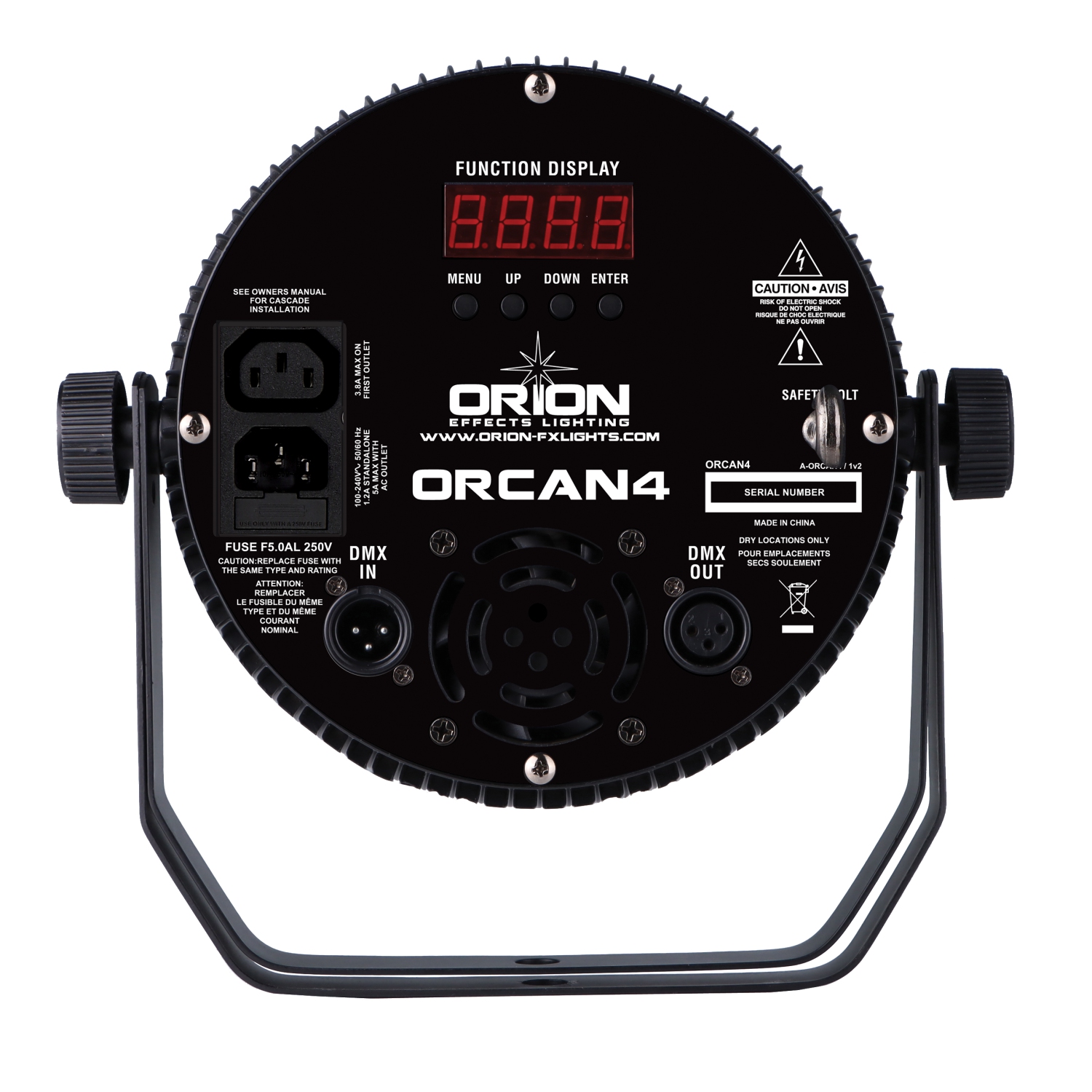 Orion ORCAN4 High Output RGBWA+UV LED Par Can