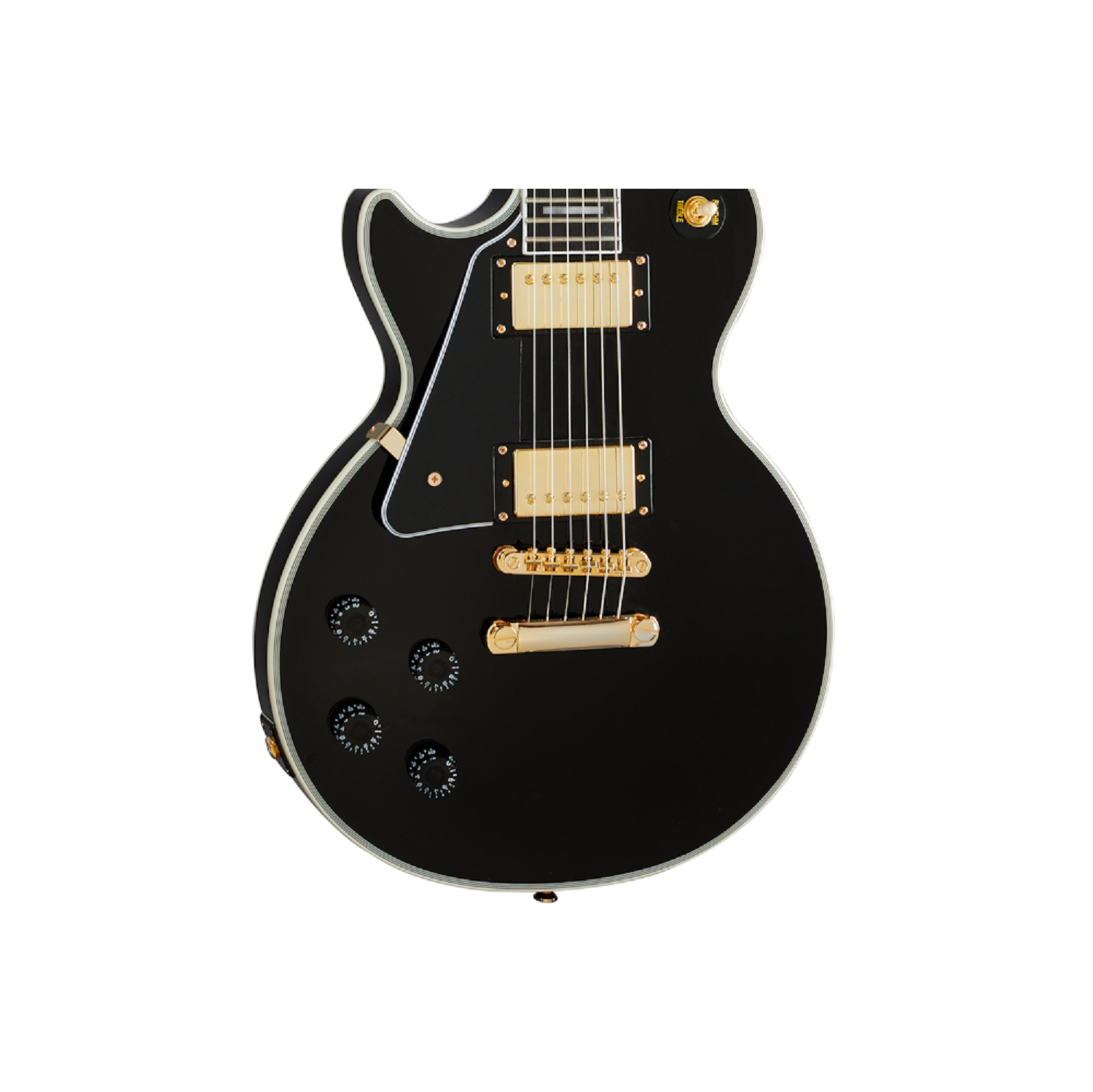 Epiphone Les Paul Custom Electric Guitar, Left-Handed - Ebony