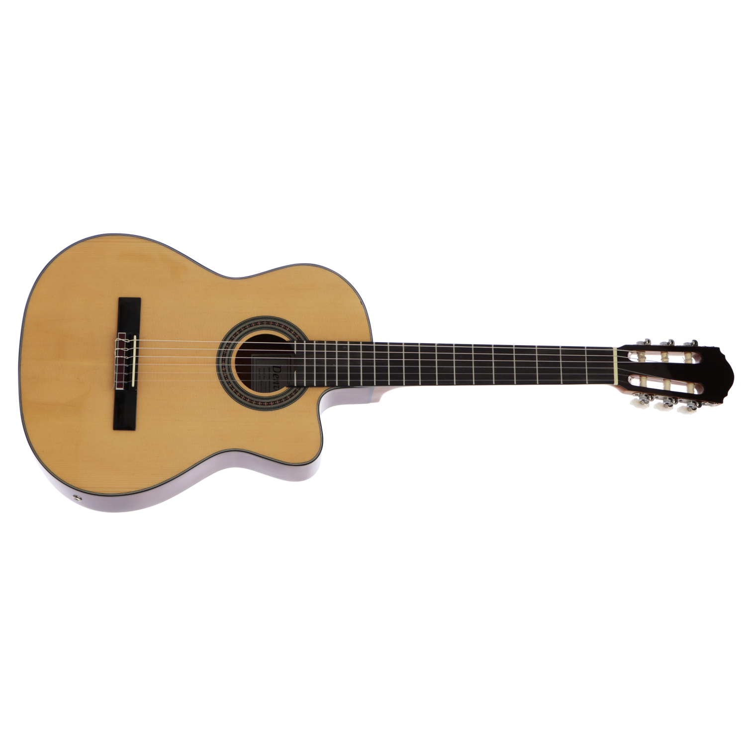 Denver Classical Cutaway Acoustic/Electric Guitar with Gigbag - 4/4 - Natural