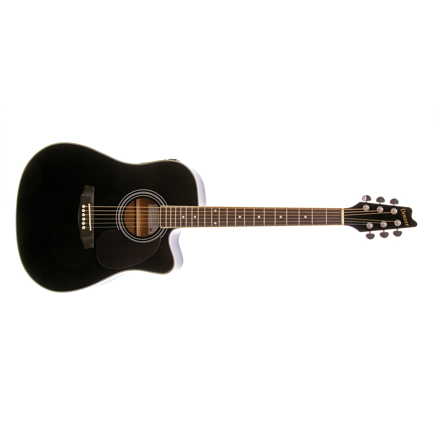 Denver Acoustic/Electric Steel String Guitar - Black