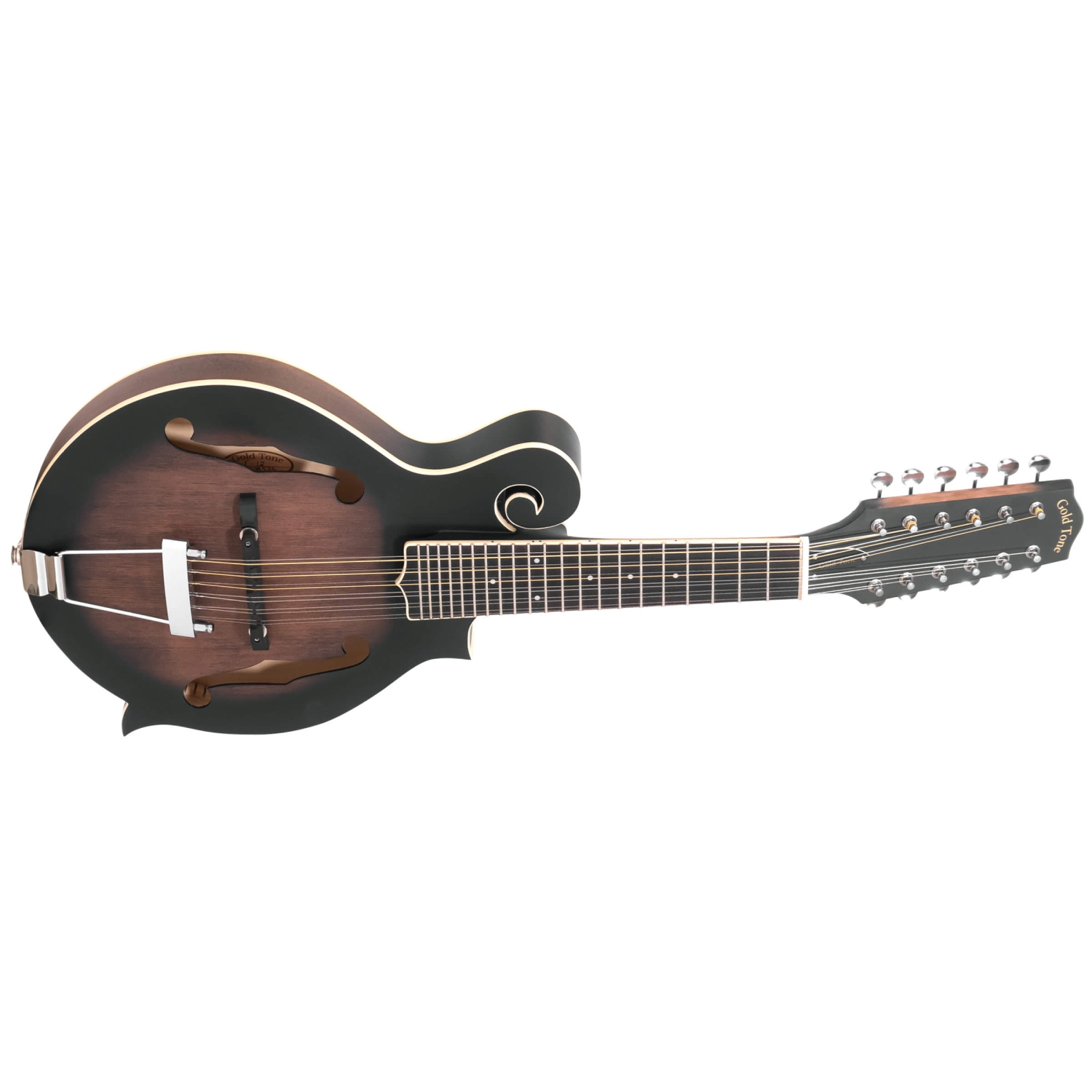 Gold Tone Mandoline / guitare 12 cordes F-Style avec étui