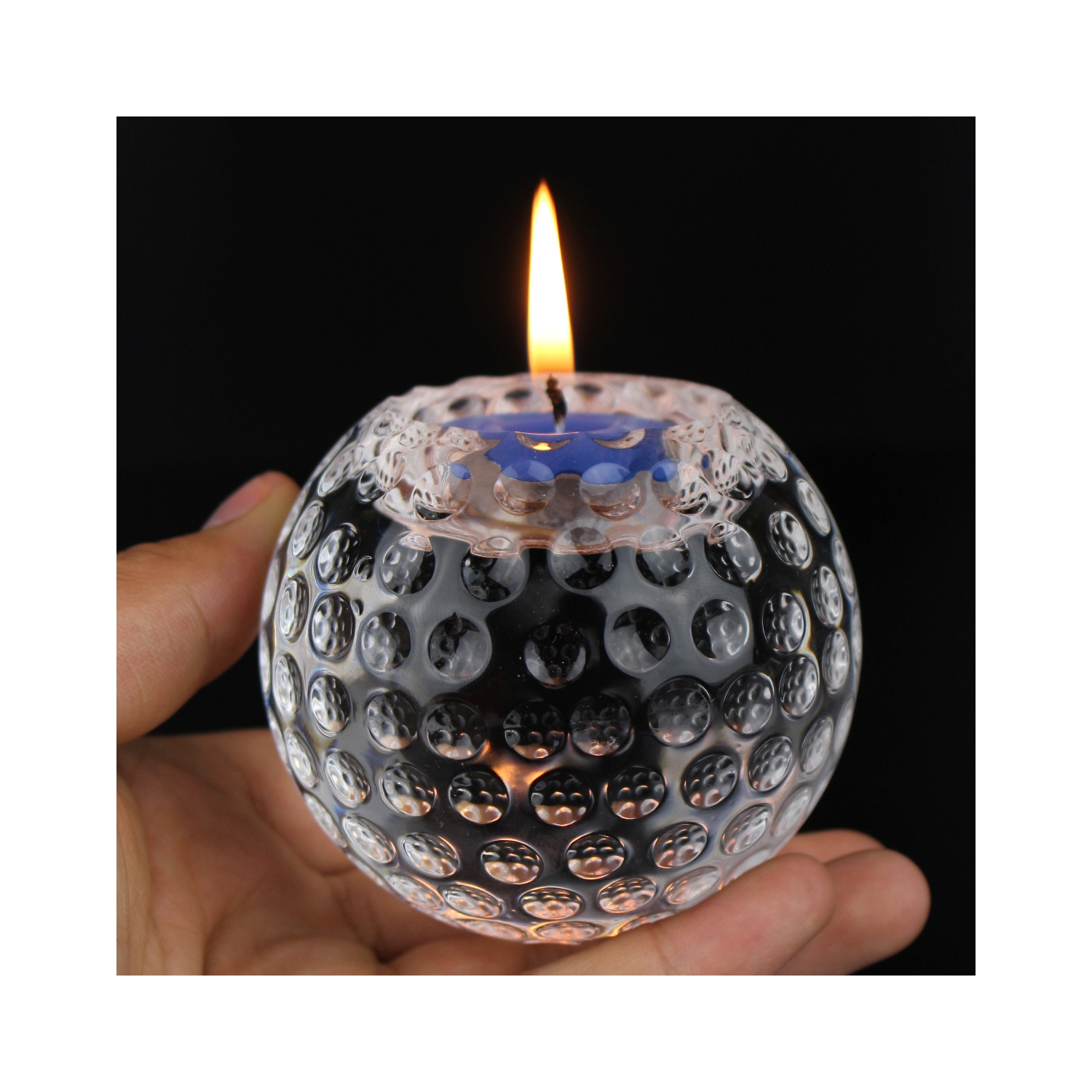 Jiallo Golf Ball Tea Lite Candle Holder 3" diameter