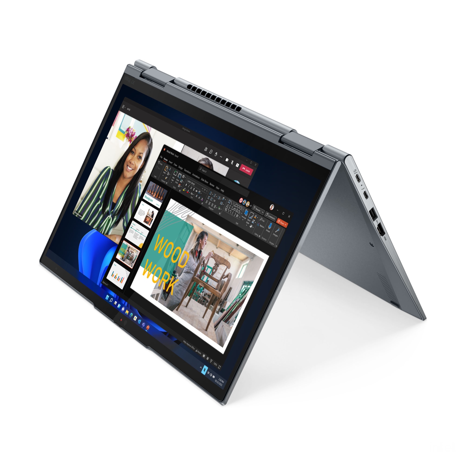Lenovo ThinkPad X1 Yoga Gen 7 Intel Laptop, 14.0" IPS Low Blue Light, i5-1240P, Iris Xe, 8GB, 256GB, One YR Onsite Warranty