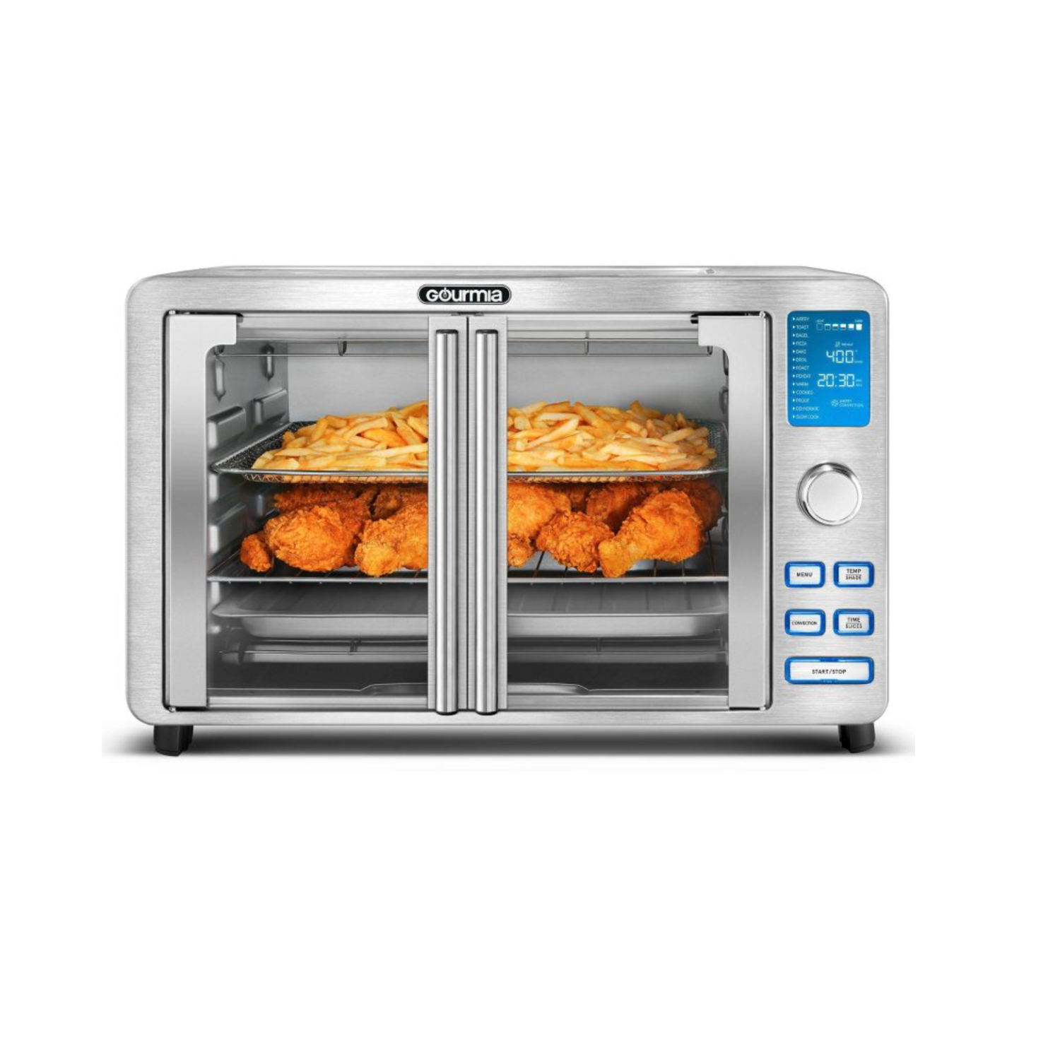 Gourmia Four à friteuse 9 tranches avec 14 fonctions de cuisson à une touche - GTF7530