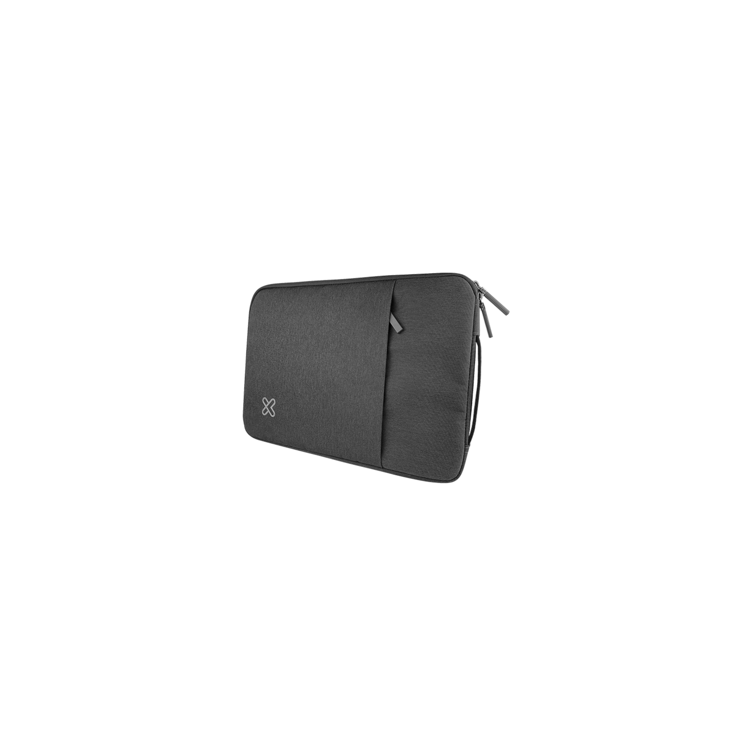 Klipxtreme Sleeve 15.6in SquarePro with Carry Handle & Exterior Storage Pocket Heavy Duty Zipper Extra Durable Fabric - Gray