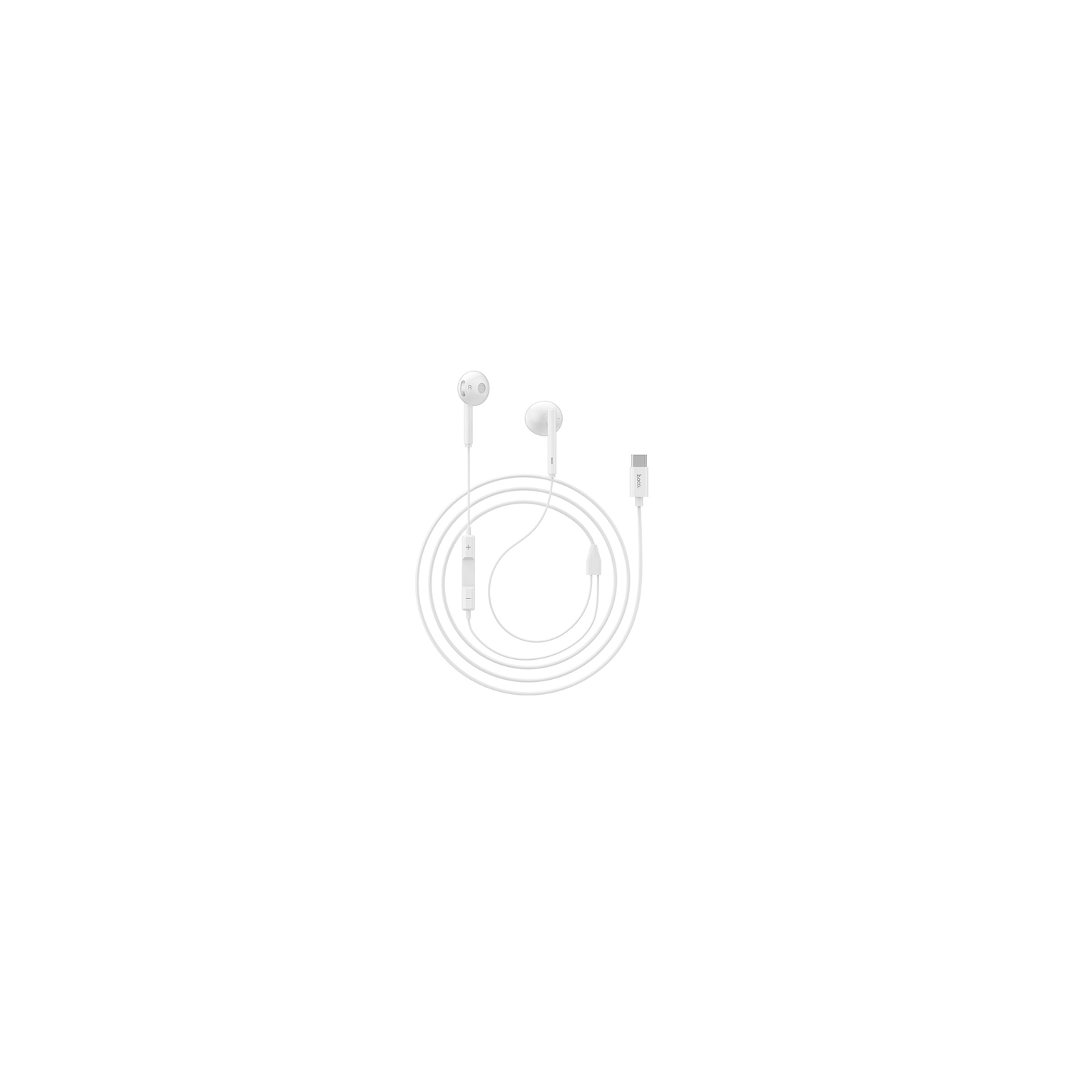 Écouteurs bouton avec fil L10 Acoustic type-C de Hoco avec microphone de 1,2 m contrôlables