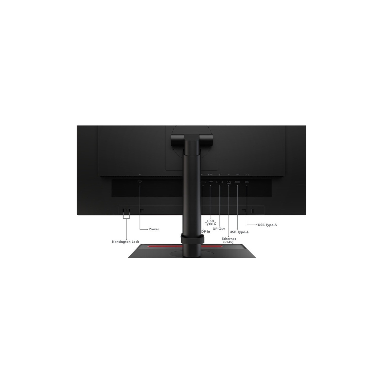 Lenovo 23.8" FHD 60Hz IPS LED Monitor - Raven Black