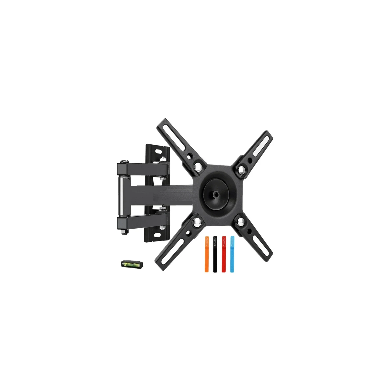 13-42 inch Full Motion TV Wall Mount for Flat Screens, 360 Degree Rotating Wall Mount Corner Bracket with Swivel Articulating Arm Hold up to 66lbs