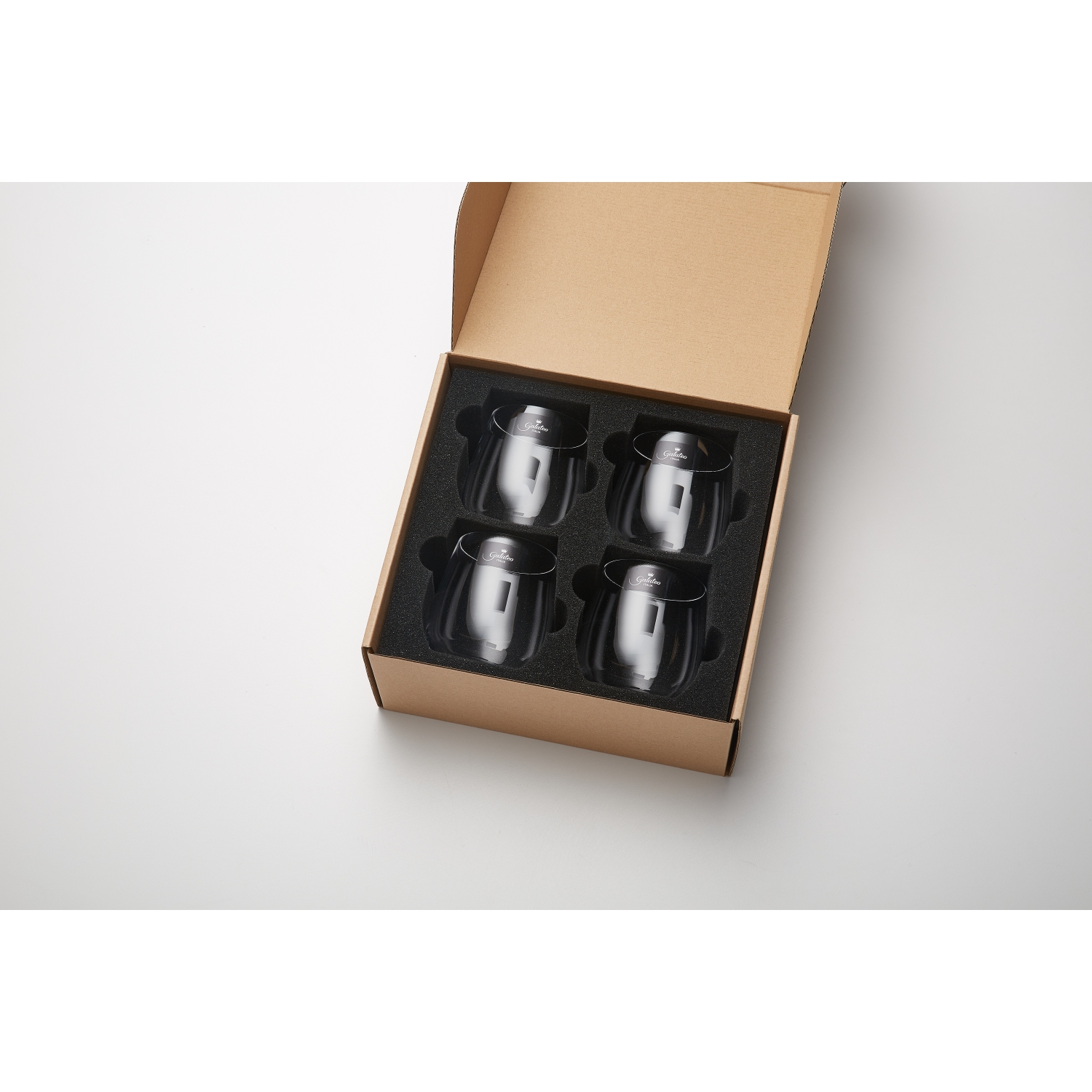 Galateo Vulcano Collection Whiskey/Cocktail Glasses - Set of 4