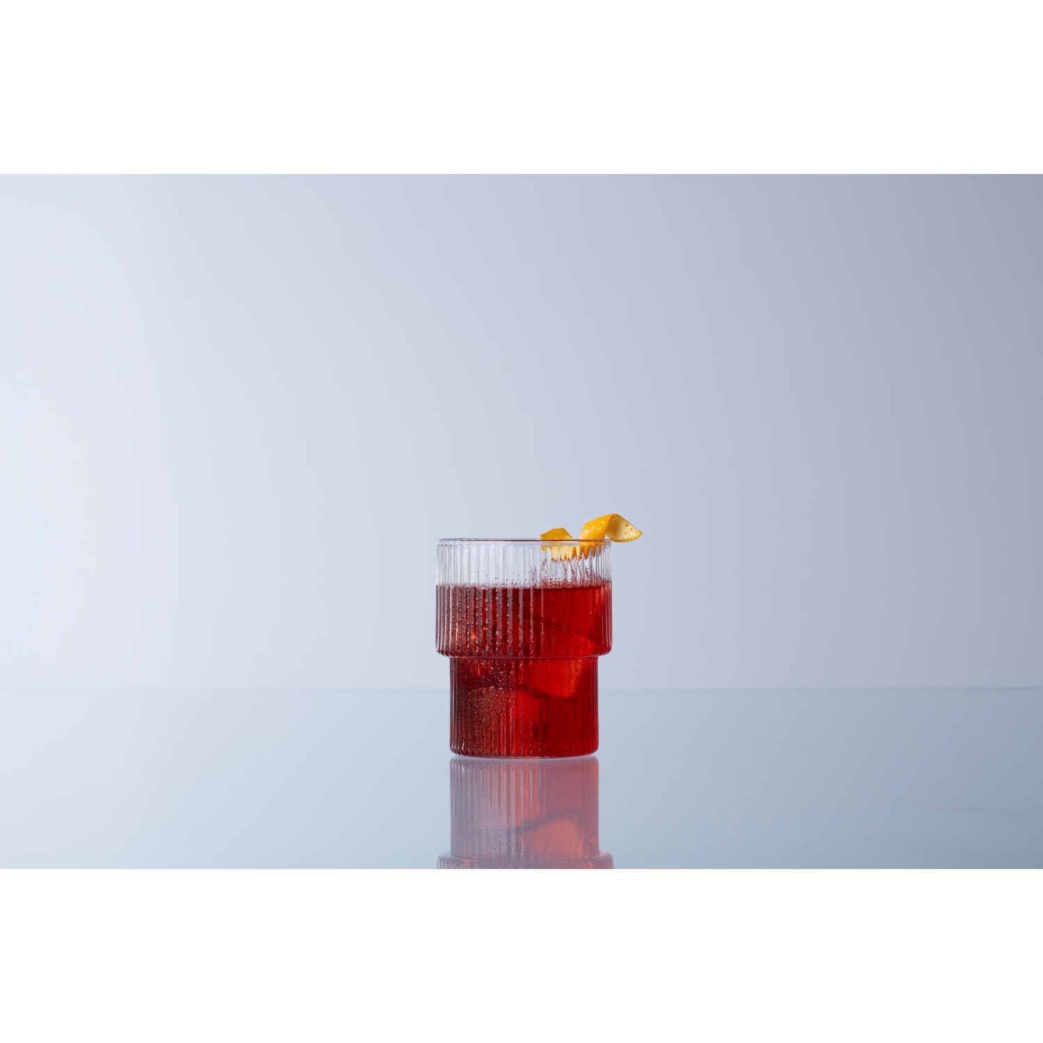 Verres à boire nervurés borosilicaté Victoria Capri de Galateo - Ensemble de 4