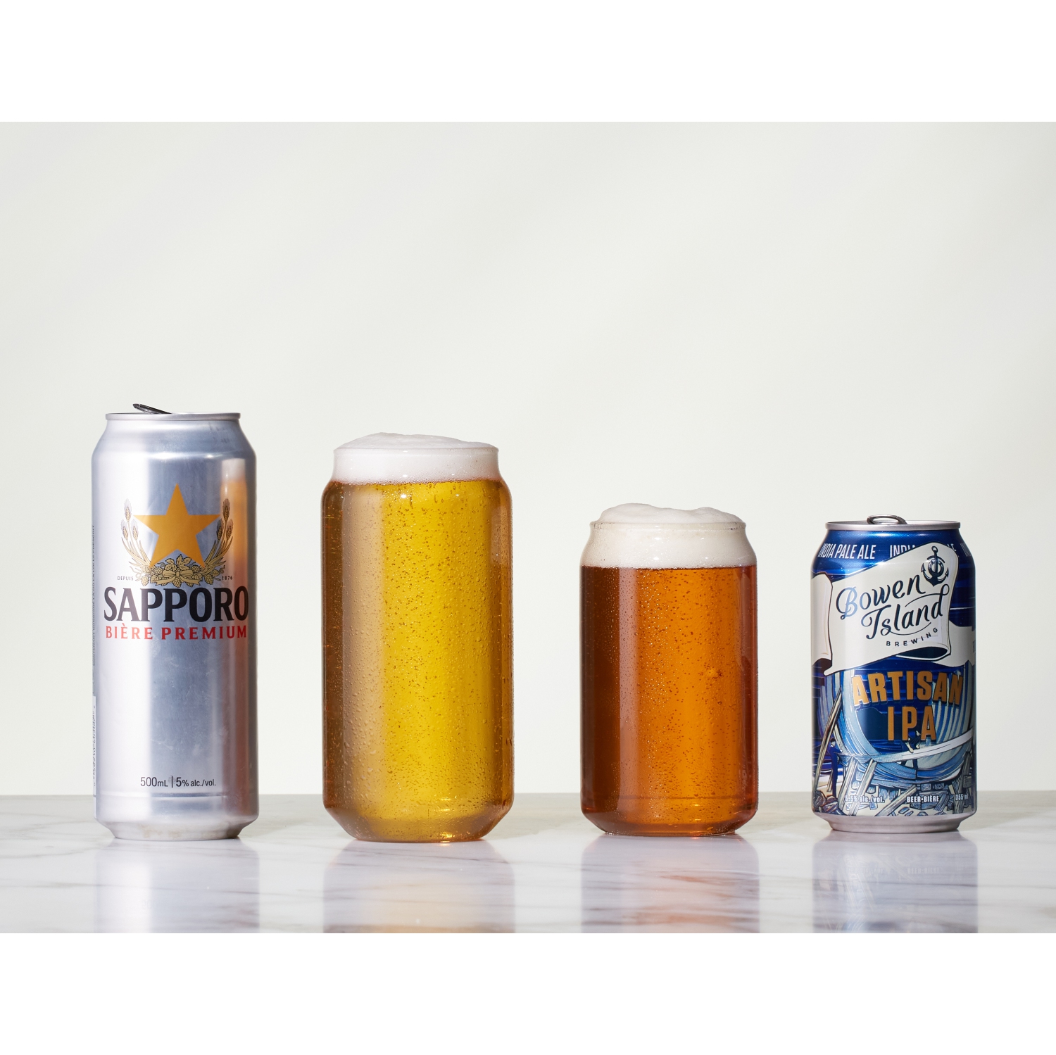 Verres en borosilicaté Lattina Plus de Galateo Capri Collection - Ensemble de 4