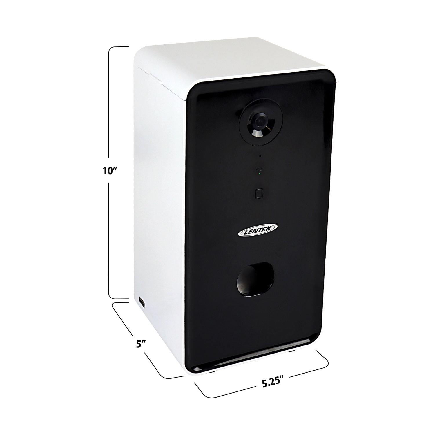 Lentek Smart Pet Treat Tosser with HD Camera, 2-Way Audio, 10 oz.