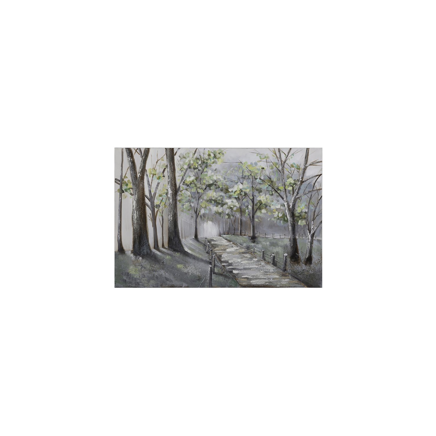 Décoration de maison Yosemite, toile en bois « chemin lumineux II » multicolore