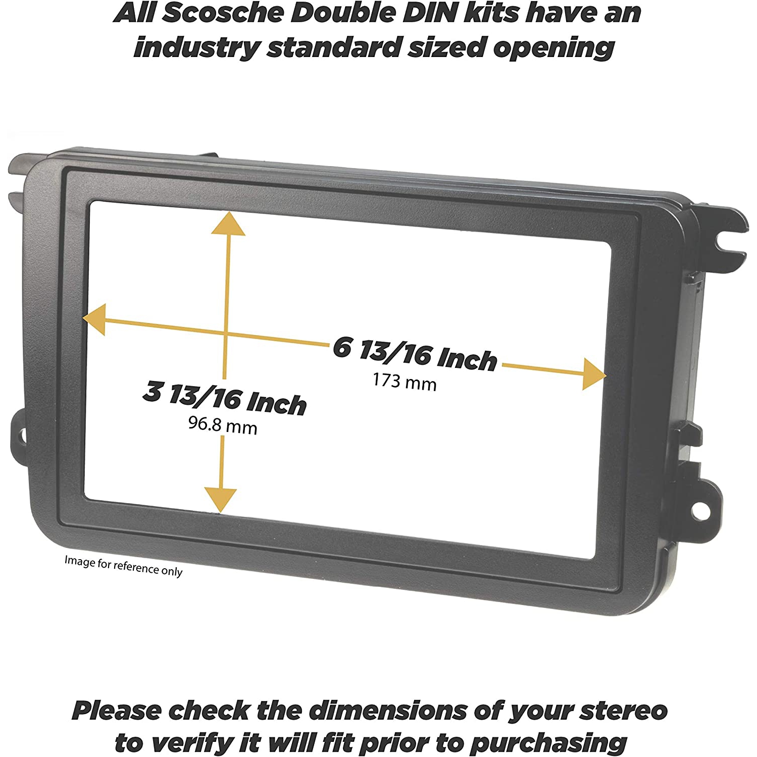 Dash Kit for 1999-2006 Volkwagen Golf/GTI/Jetta/Passat Double Din