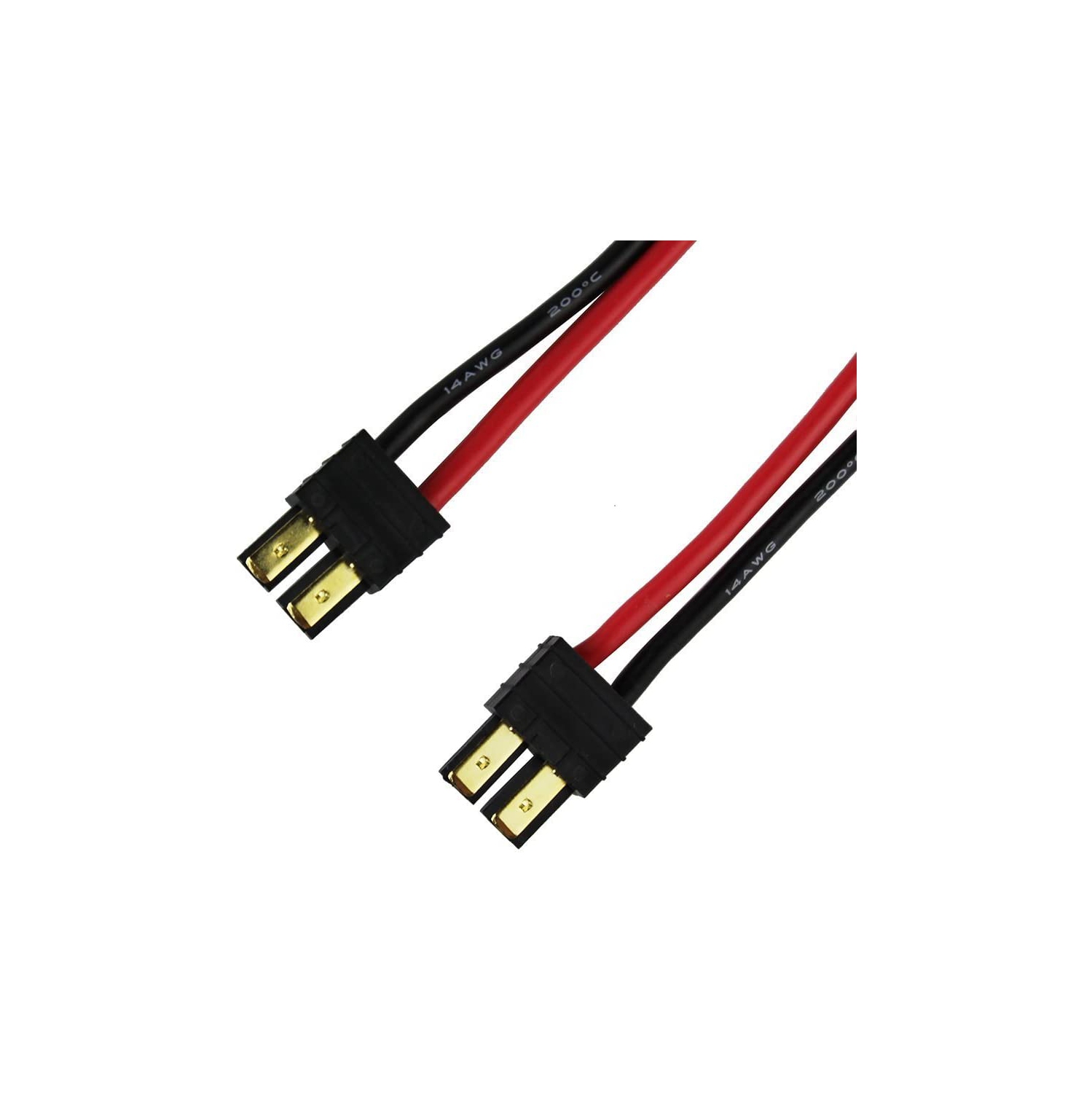 2pcs Traxxas TRX Connector Plug to 4mm Banana Plugs Battery Charge Lead Adapter Cable for RC Lipo Battery