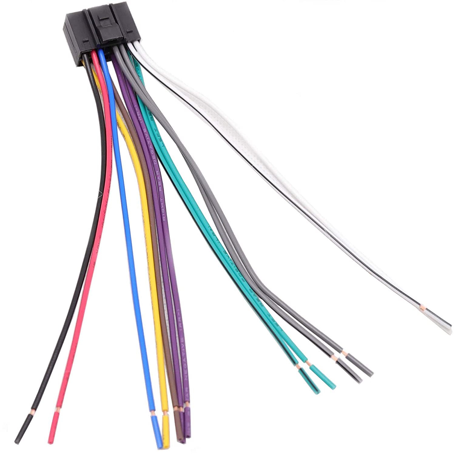 Aftermarket Kenwood Stereo Install Wire Harness 16 Pin Radio Replacement Power Plug Adapter for 1994-2020 KDC KRC KMD DDX KMR