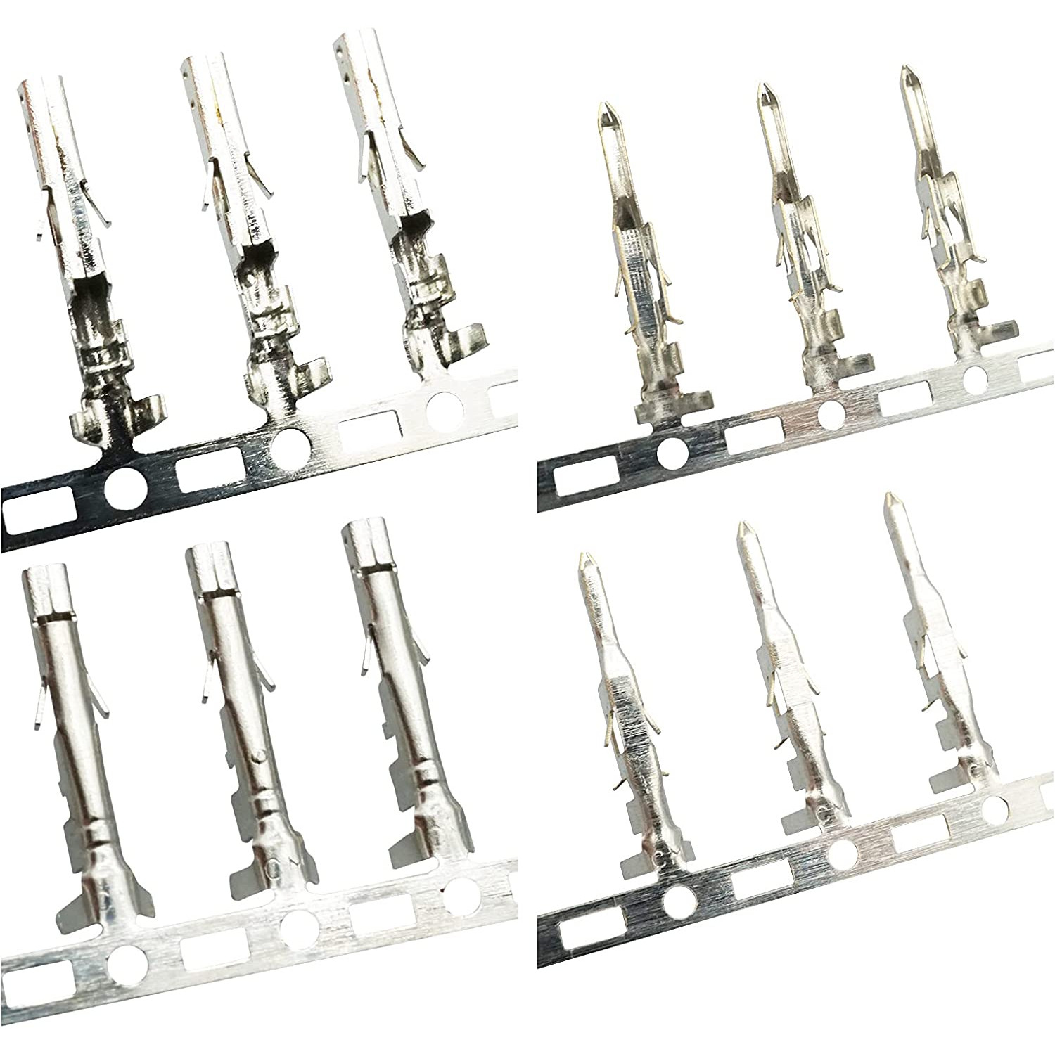 100Pairs 18-24AWG Male and Female Wire Pins Connectors for 4.2mm Pin Terminals Housing Jumper Wire Cable DIY Kit EK1963