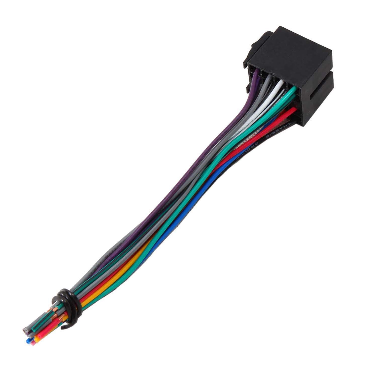 Replacement for 1996-2002 Volkswagen, 1998-2005 Audi, Mercedes-Benz, Porsche Radio Stereo ISO Wire Harness Adapter CD Player Connector