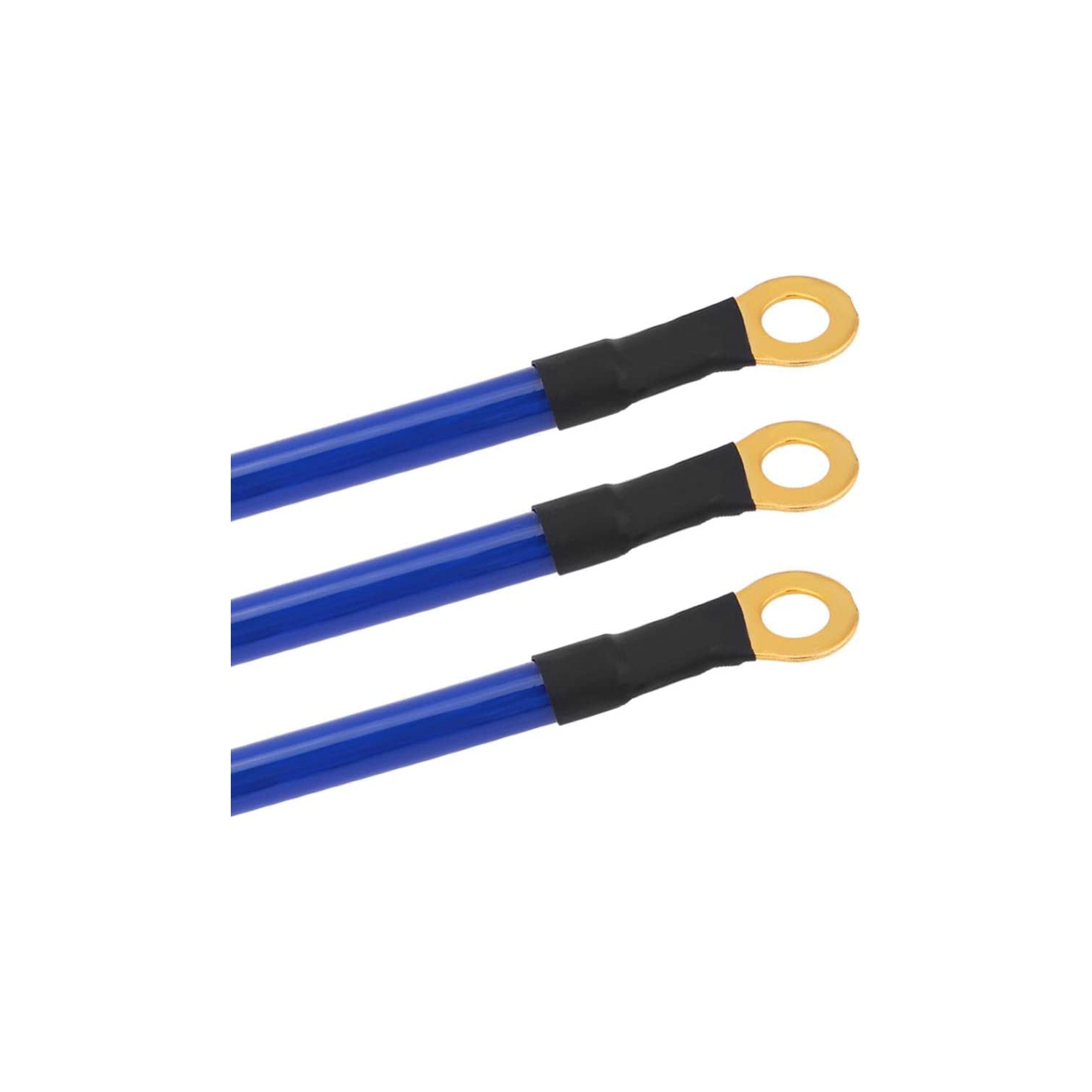 grounding kit car-Acouto Car Grounding Kit Universal 5-Point Auto Earth Cable System Ground Grounding Wire Kit