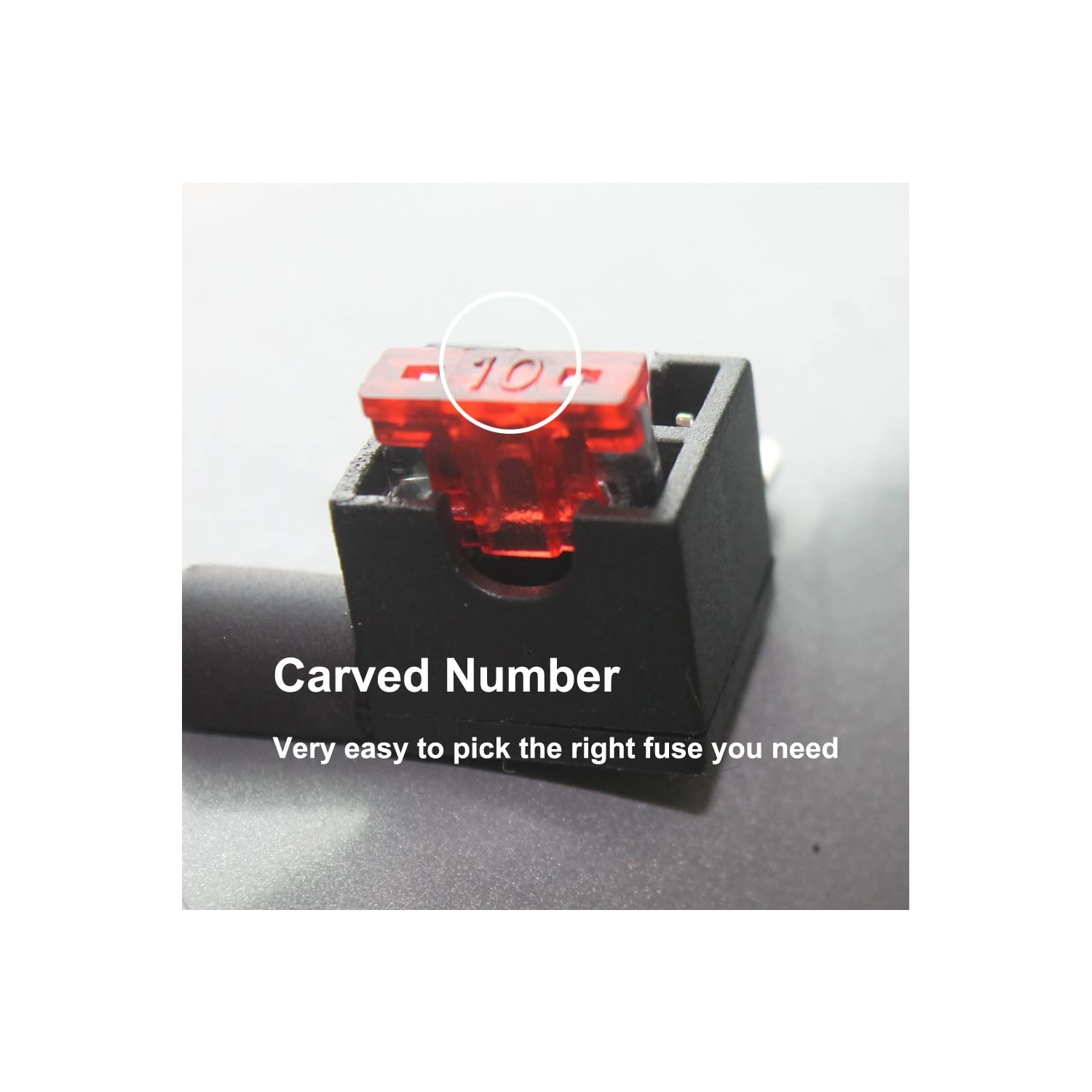 Car Fuse Set 100 pcs 12V-24V Assorted Low Profile Blade Fuse Used for Auto, Car, Truck, SUV, Home