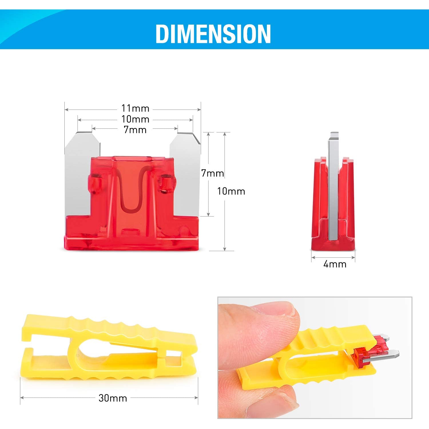 - 50014R 140pcs Low Profile Mini Blade Fuse Assortment, 2A 3A 5A 7.5A 10A 15A 20A 25A 30A 35A 40A Mini Blade Fuses for Car Boat Truck SUV Automotive