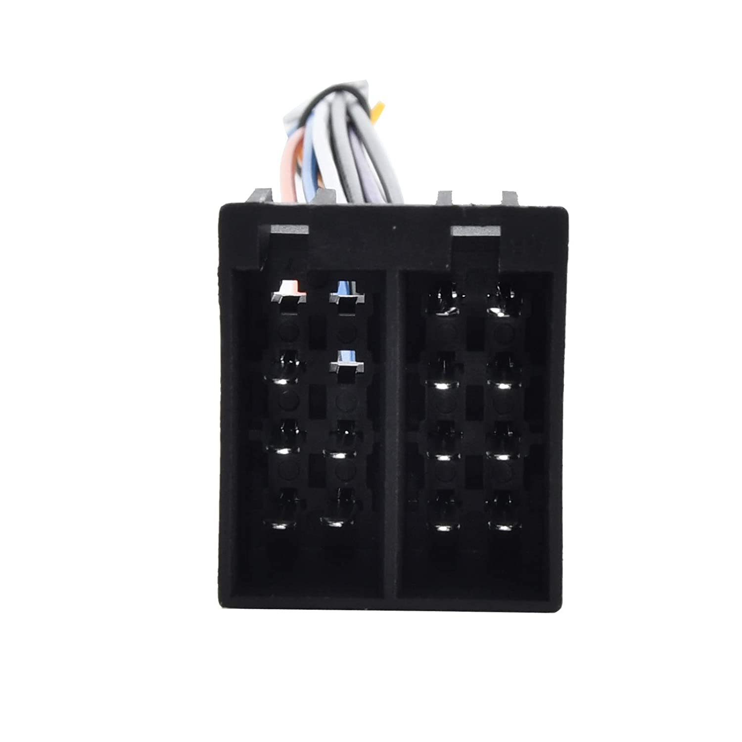 Radio d’auto Adaptateur de faisceau de câbles ISO 16 broches pour semi-camion Freightliner International Peterbilt Volvo sterling Mack Kenworth Câble