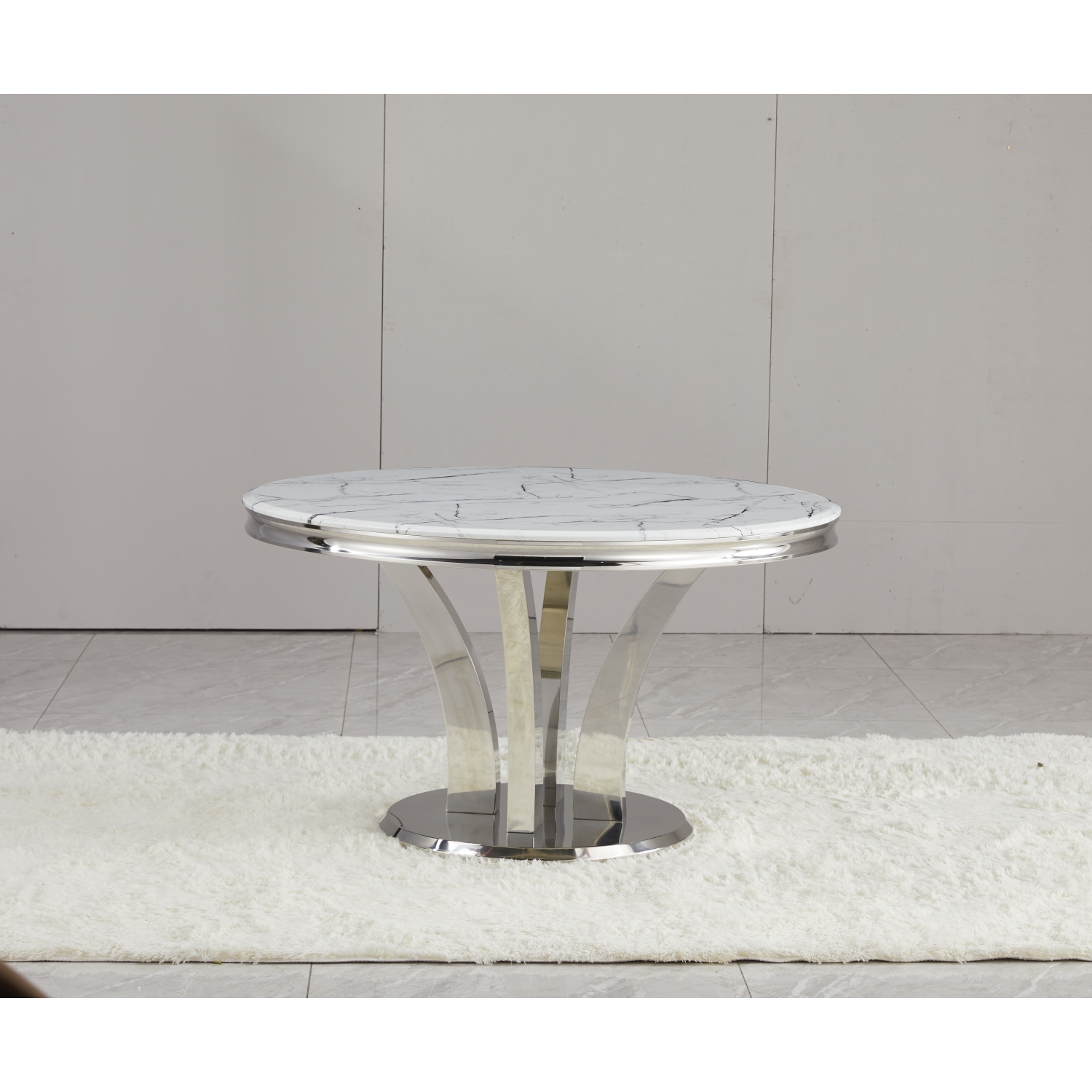 Lotus Marble Dining Table Only - Free shipping in Ontario