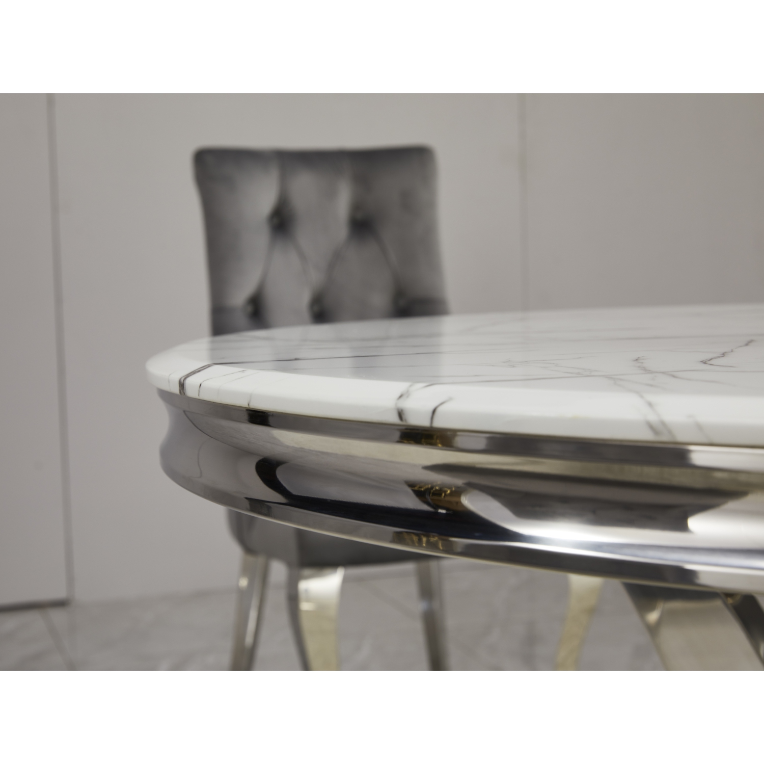 Lotus Marble Dining Table Only - Free shipping in Ontario