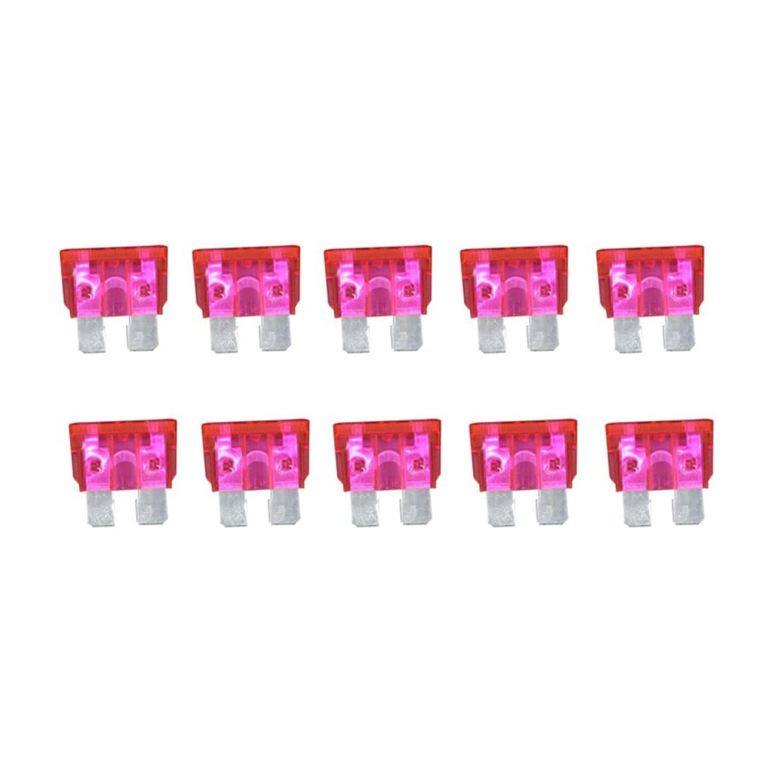 10PCS 50A Medium size Auto fuse, Automotive Fuses Blade,The fuse Insurance insert The insurance of xenon lamp piece Lights Fuse