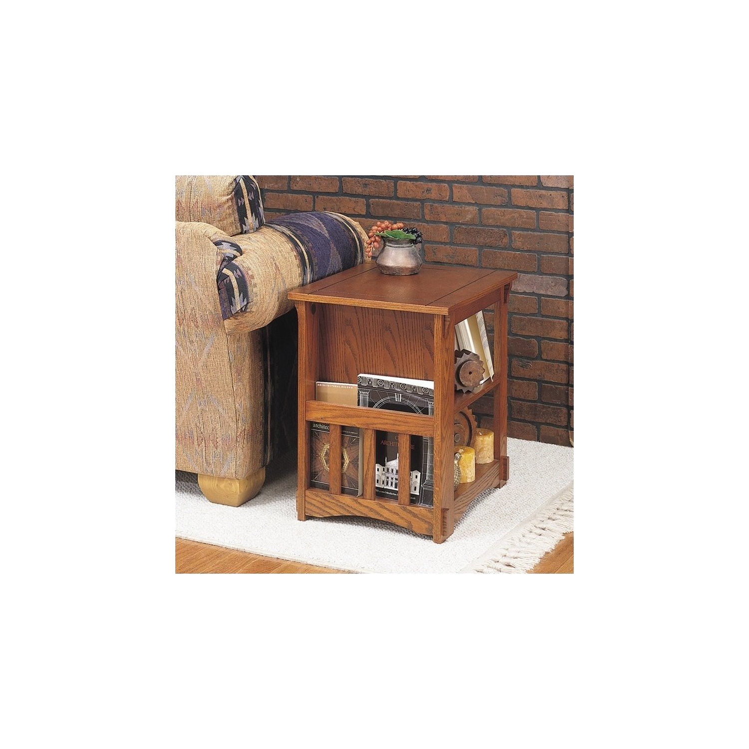 Bowery Hill Magazine Rack Cabinet