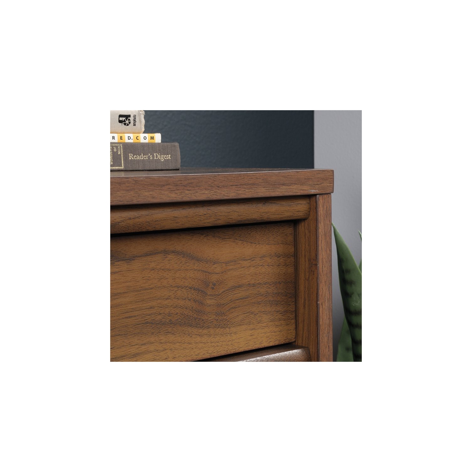 Pemberly Row Mid-Century Storage Cabinet in Grand Walnut