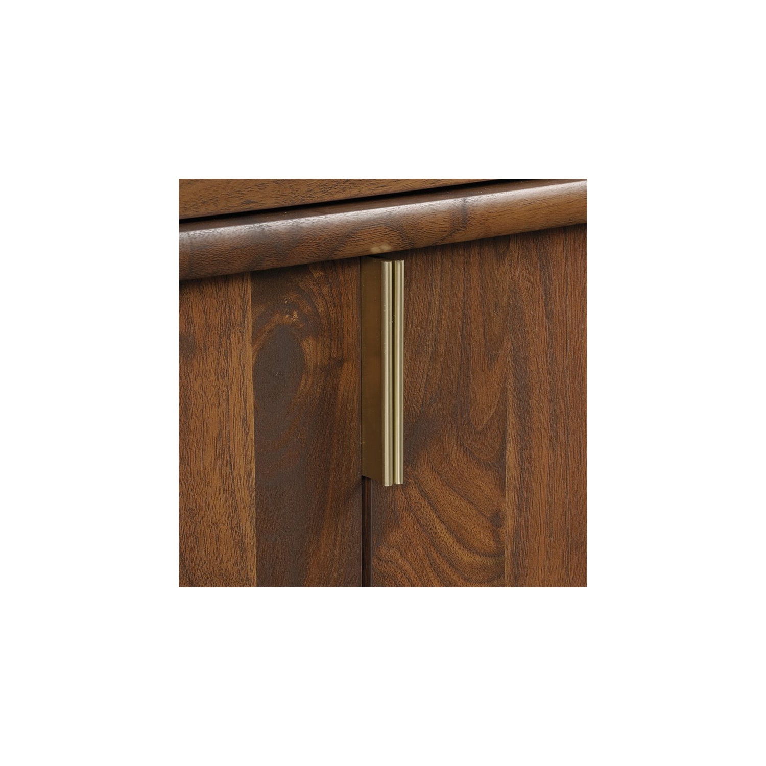 Pemberly Row Mid-Century Storage Cabinet in Grand Walnut