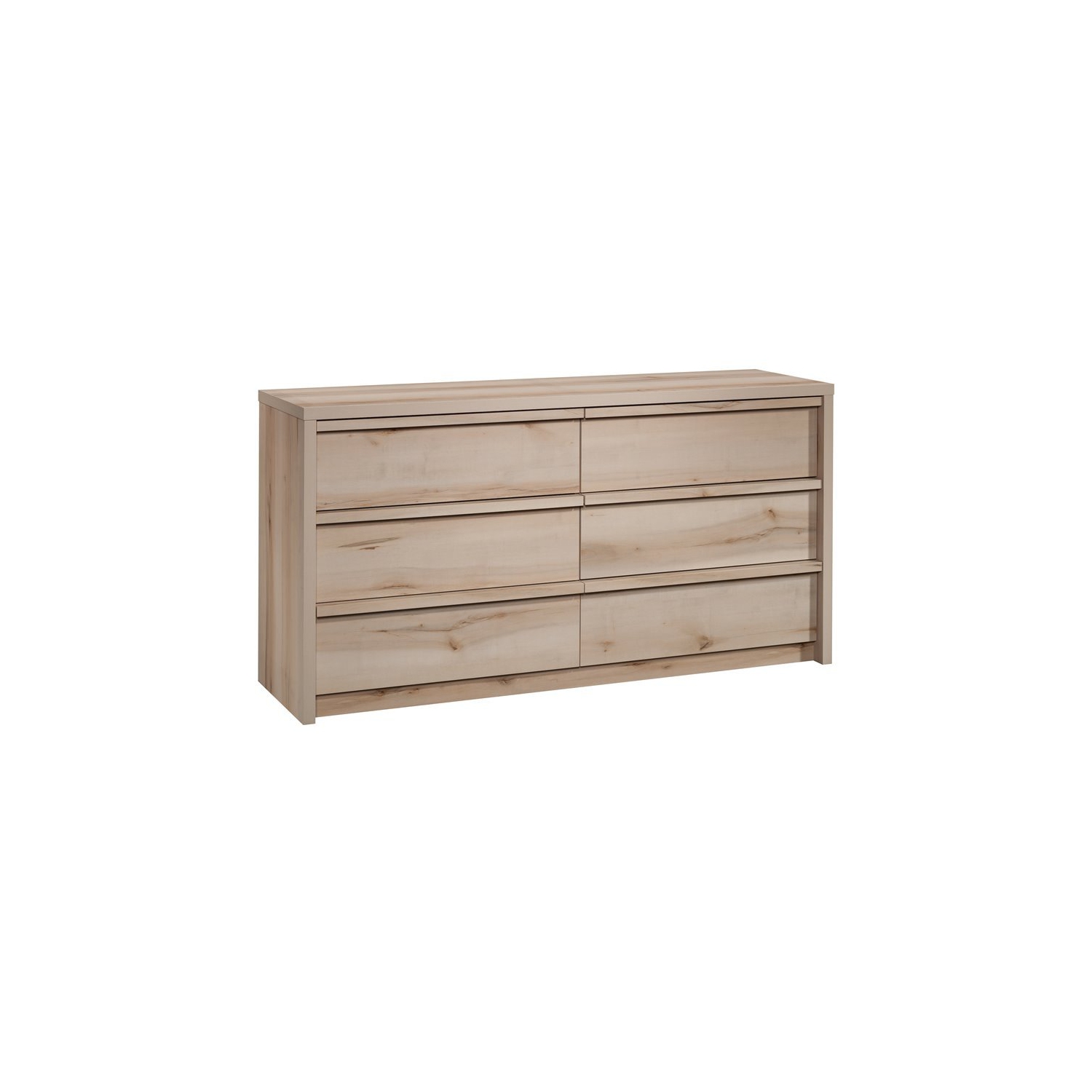 Pemberly Row Engineered Wood Bedroom Dresser in Pacific Maple