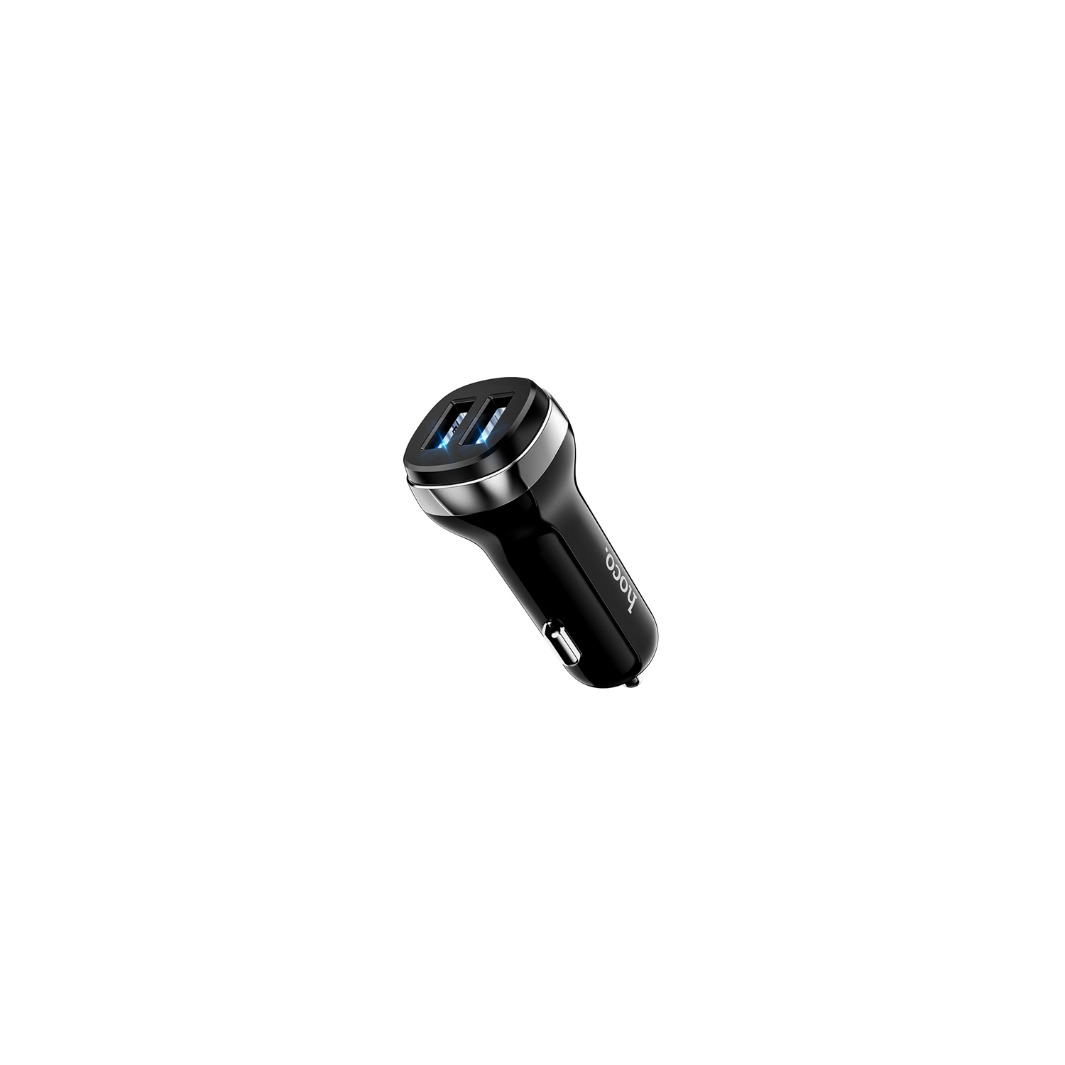 Hoco Z40 Superior Dual Port Car Charger 2.4A Black Single