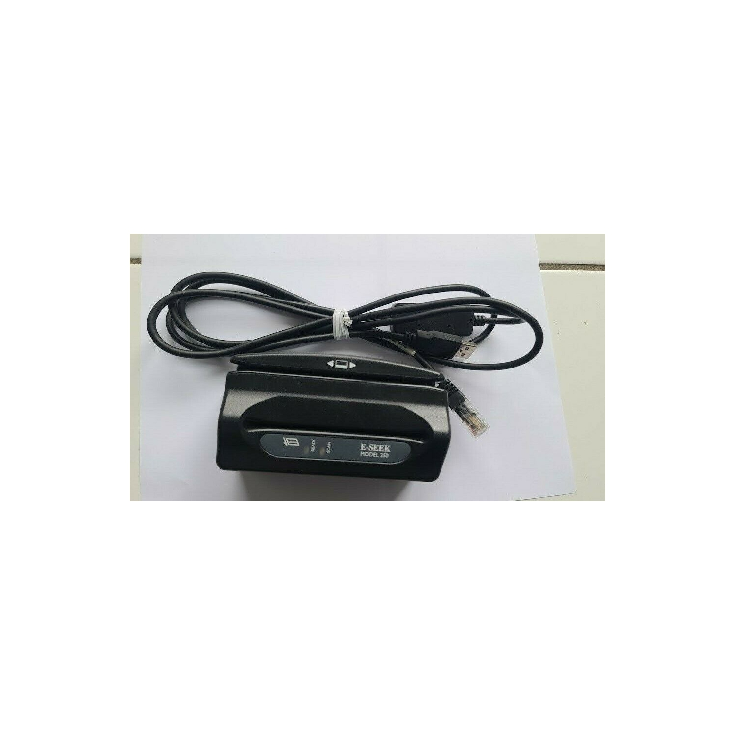 Datacard E-Seek M250 2D Bar Code and Magnetic Stripe Reader With CN6000 Cable , Refurbished Excellent