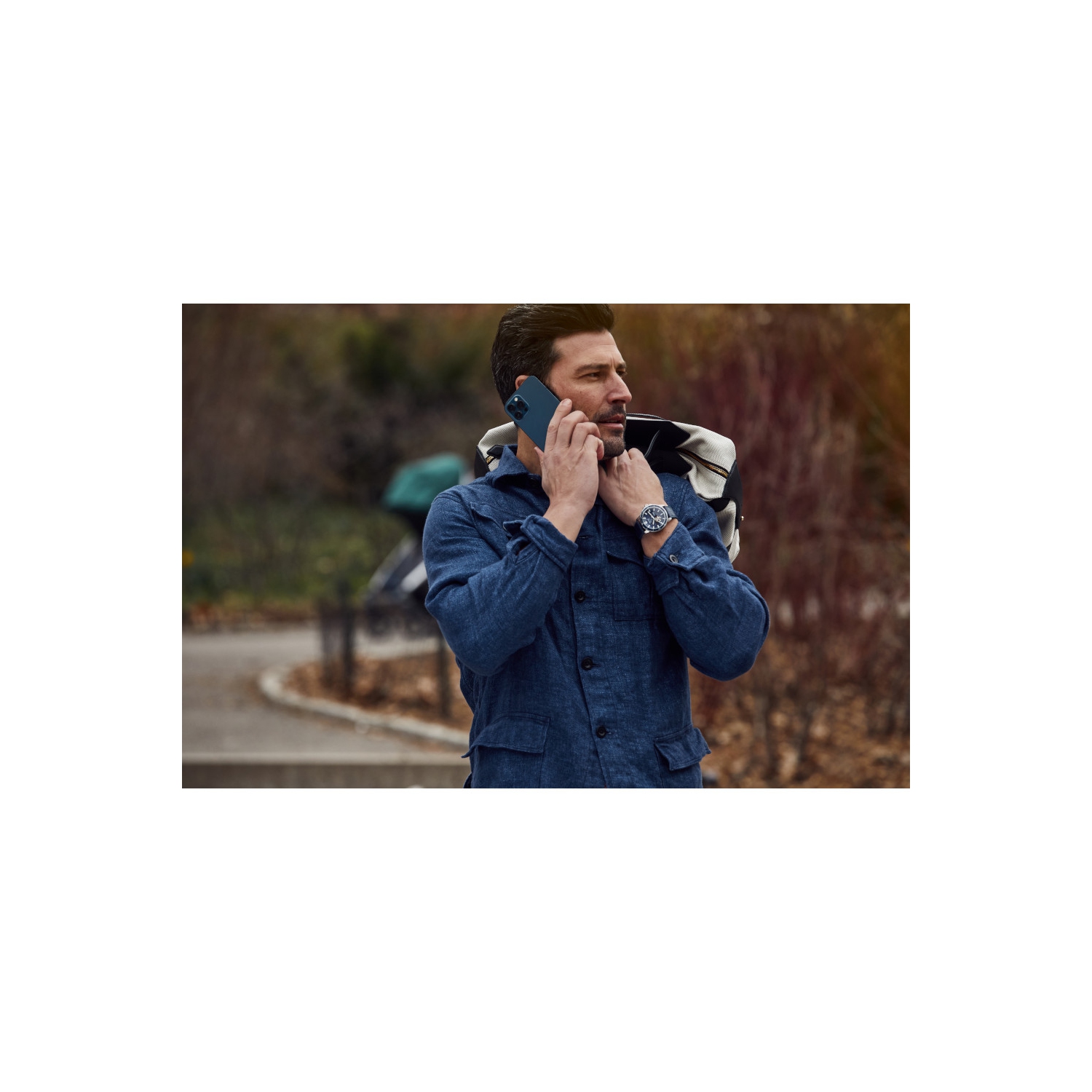 Bulova Mens Marine Star Automatic Watch 45mm Silver-Tone Stainless Steel Case Blue Leather and Silicone Strap with Blue Dial