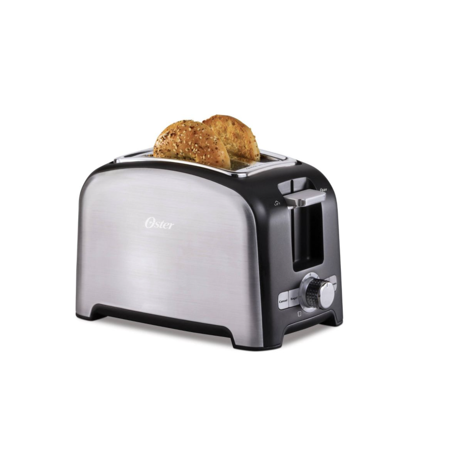 Oster 2 Slice Wide Slot Toaster, Stainless Steel - 2153501