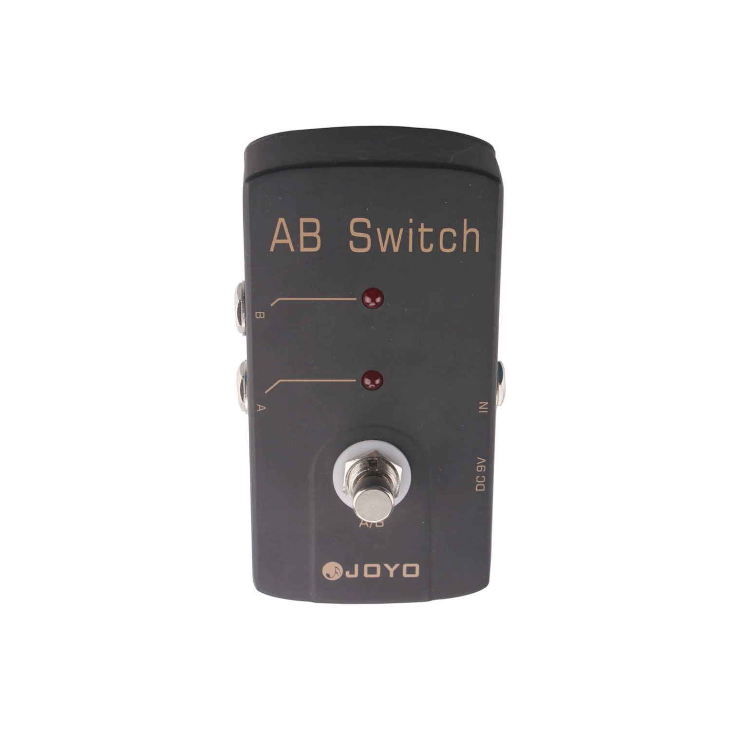 A / B Switch Guitare Pédale d'effet True Bypass AC Adaptateur DC 9V