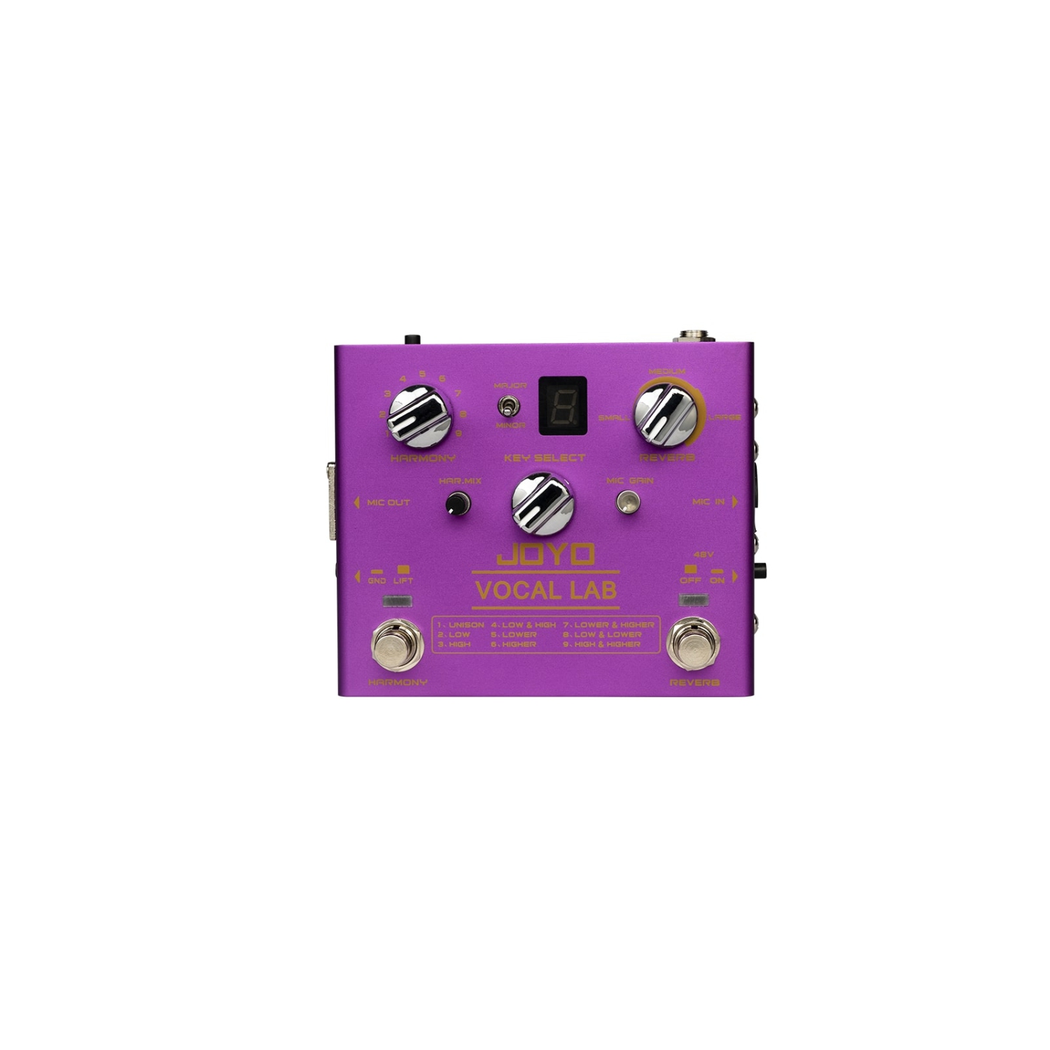 Joyo Technologies Vocal Lab Vocal Effector Pedal