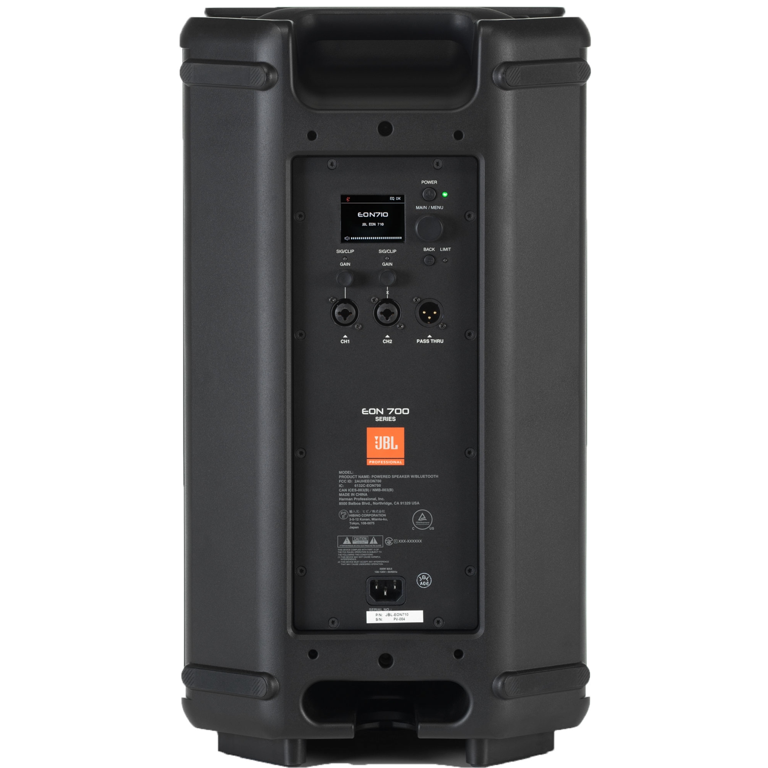 Haut-parleur de sonorisation amplifié de 10 po EON710 de JBL avec Bluetooth