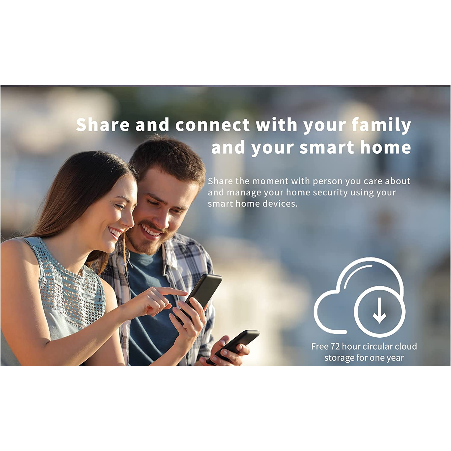 Sonnette vidéo intelligente 2K 2 m de MADV