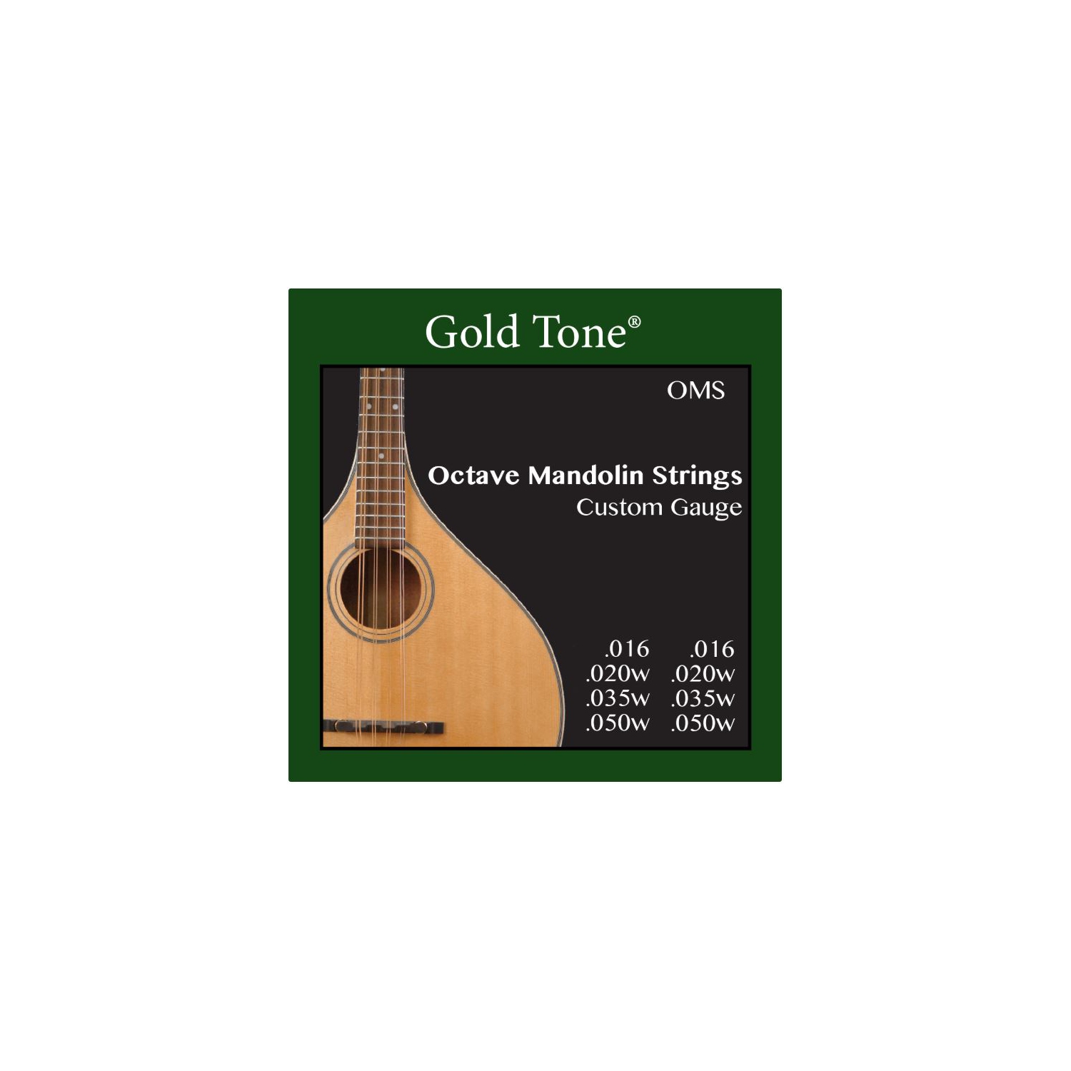 Gold Tone Jeu de cordes pour mandoline à l'octave