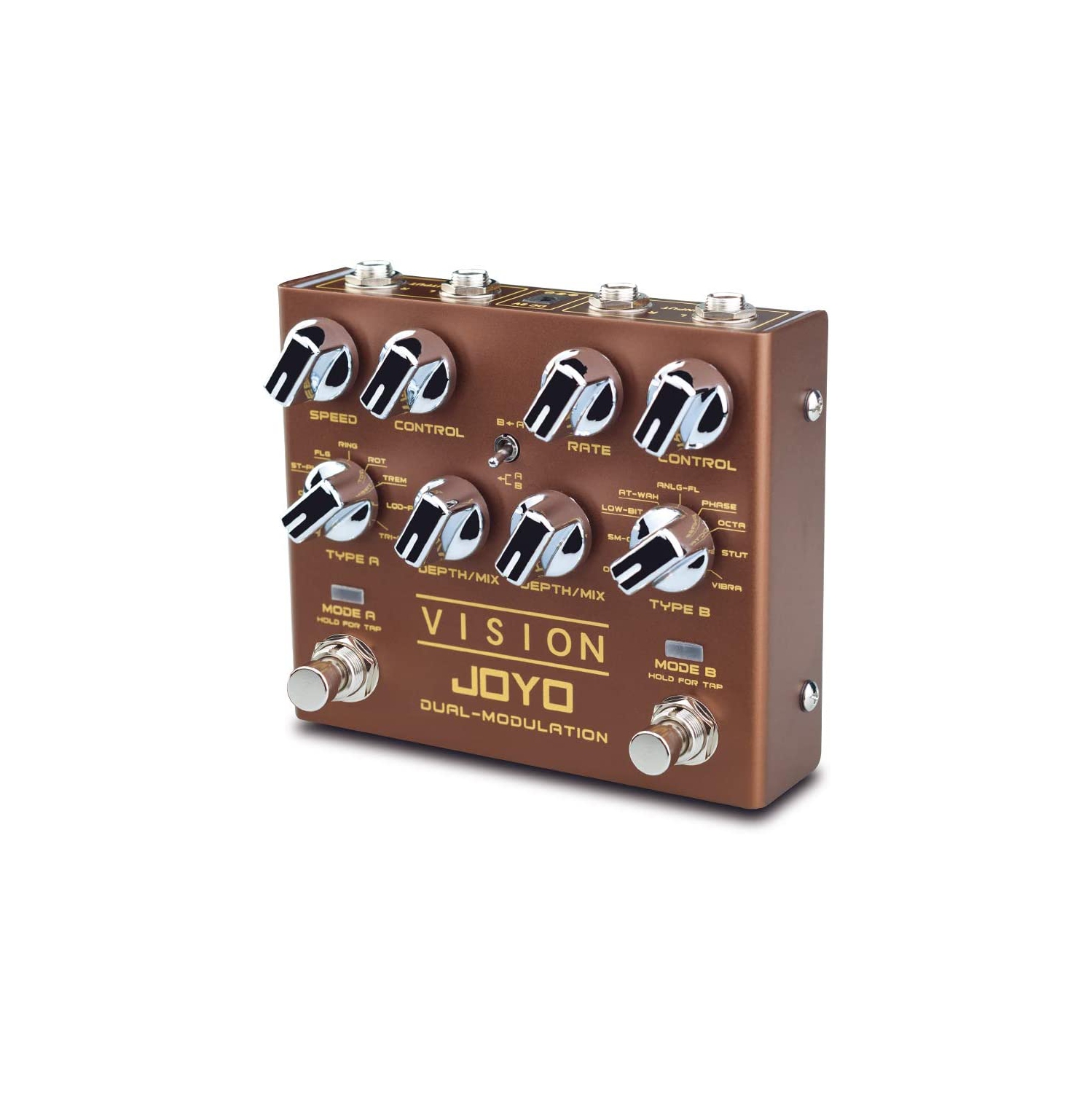 Visions Pédale D'effet Guitare À Modulation Double Canal